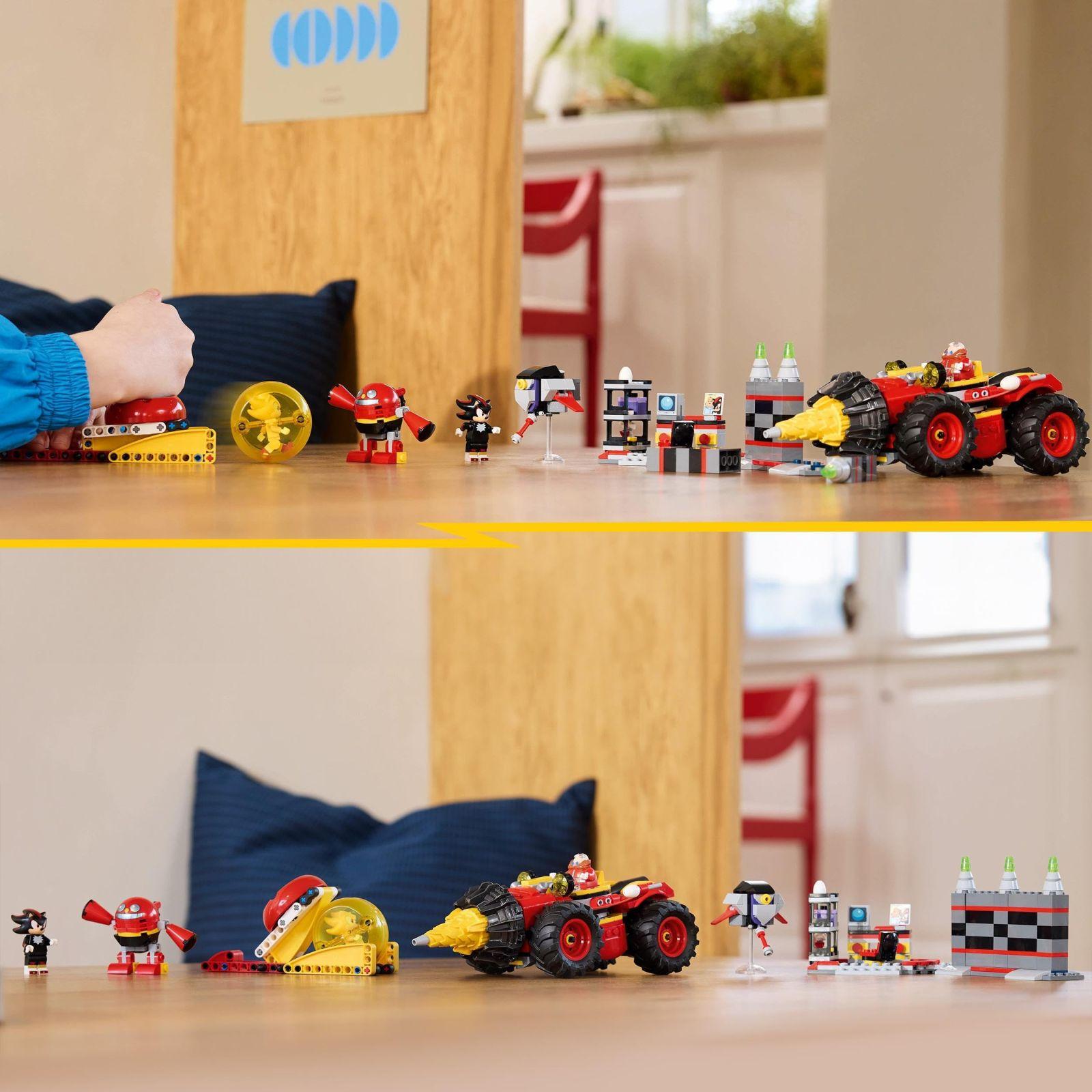 LEGO Sonic the Hedgehog Super Sonic vs. Egg Drillster – Seiklusmängukomplekt videomängu fännidele, kingitus lastele alates 8. eluaastast, komplekt Shadow ja Dr. Eggmaniga – lisavaade