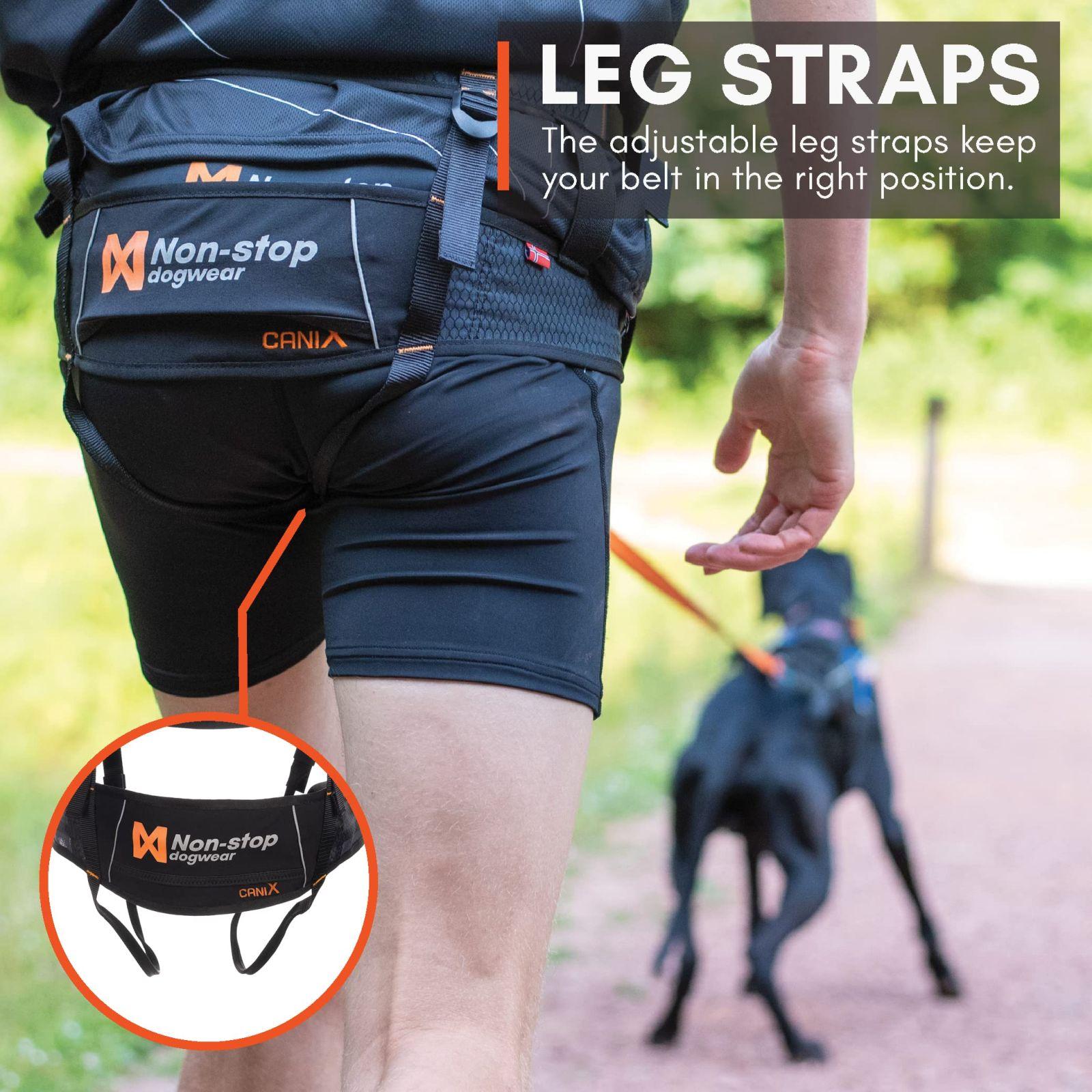 Non-stop dogwear CaniX vöö – käed vabad jooksuvöö koertele Canicross’i jaoks, suurus M – pilt 7