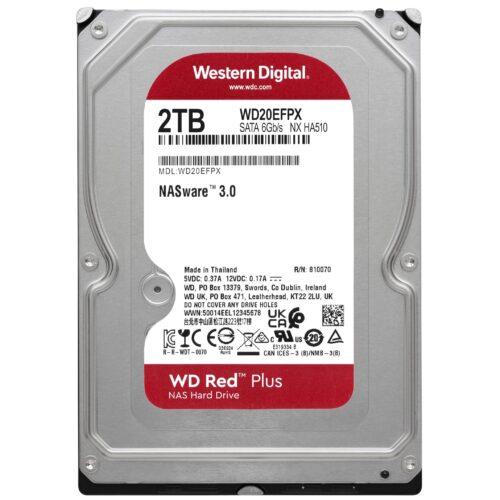 WD Red Plus 2TB NAS 3.5" Sisemine Kõvaketas - 5400 RPM
