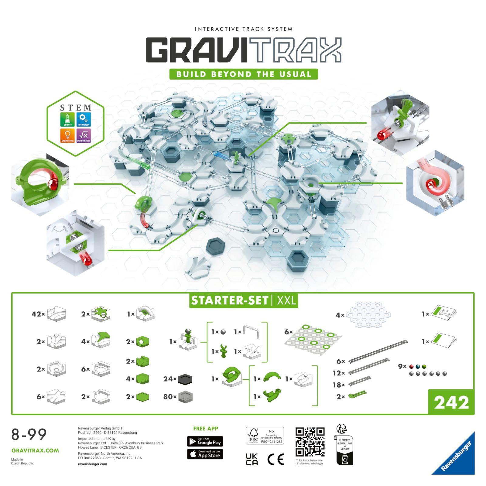 Ravensburger GraviTrax Starter-Set XXL 22416 – GraviTrax stardikomplekt sinu kuulirajale – Mängu- ja konstruktsioonikomplekt alates 8. eluaastast, kombineeritav kõigi toodetega, võimalik kasutada iseseisvalt – pilt 6