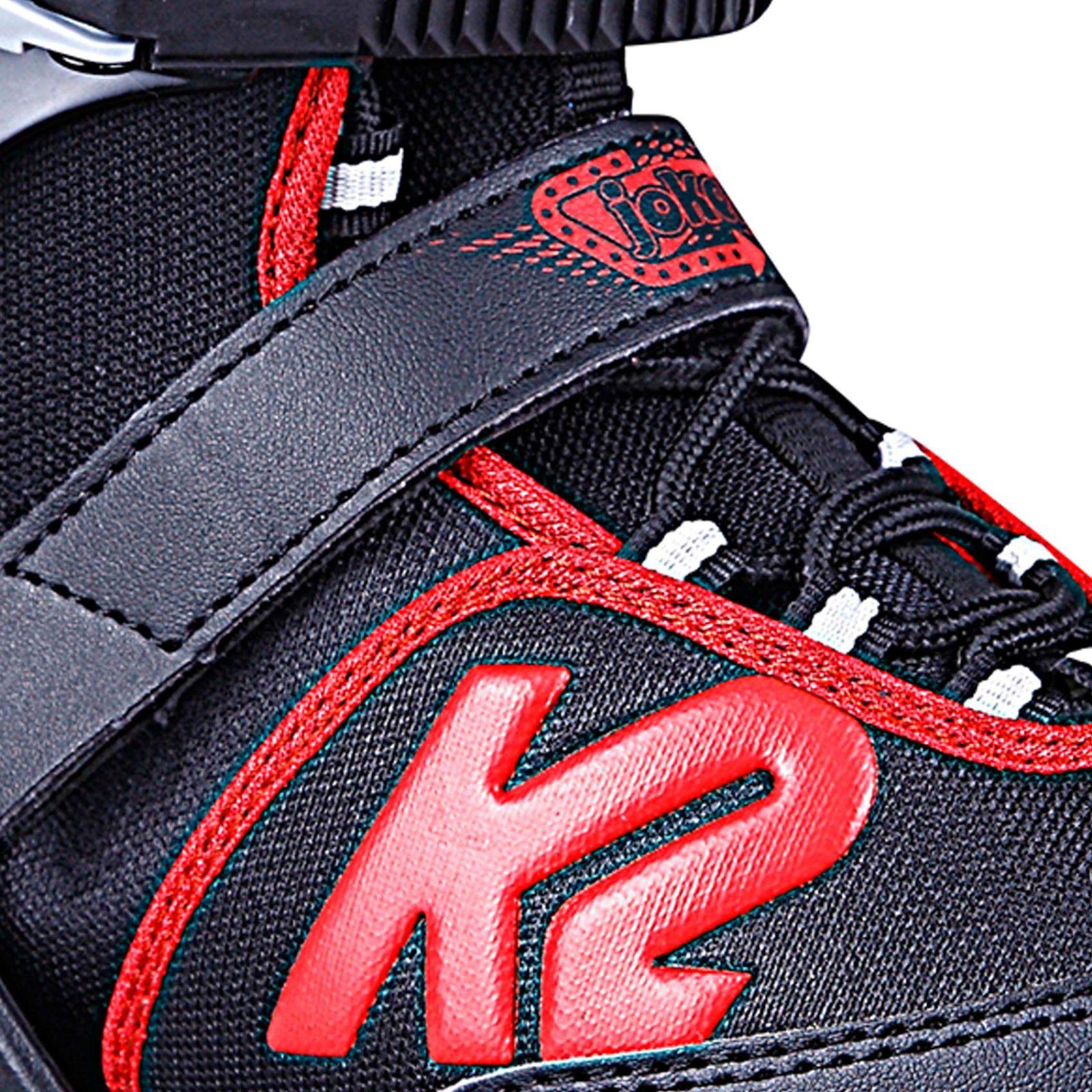 K2 laste uisud Joker Ice, must – punane, 25D0303.1.1.M – pakend ja tarvikud