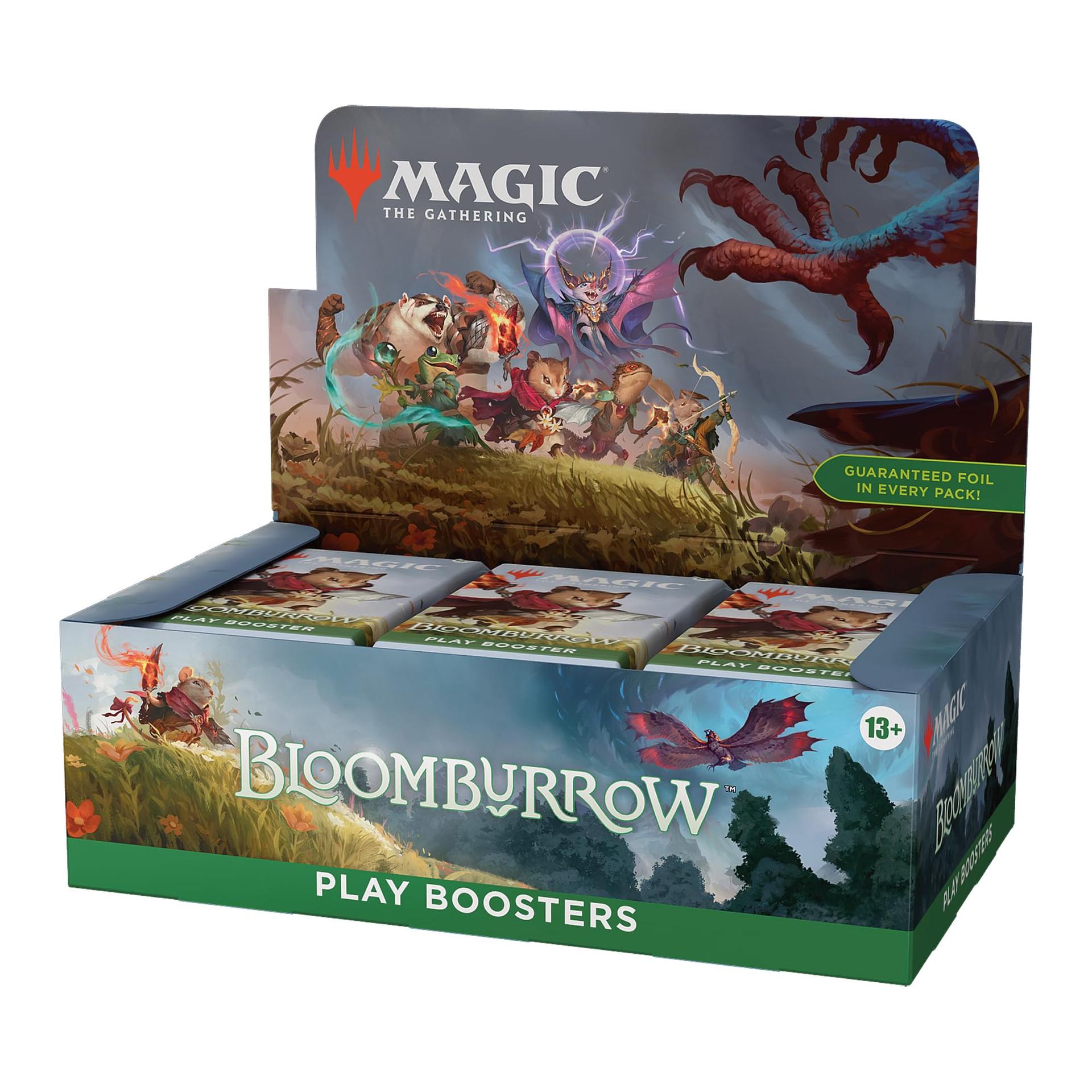 Magic The Gathering Bloomburrow Play Booster Box – 36 pakki (504 Magic kaarti)