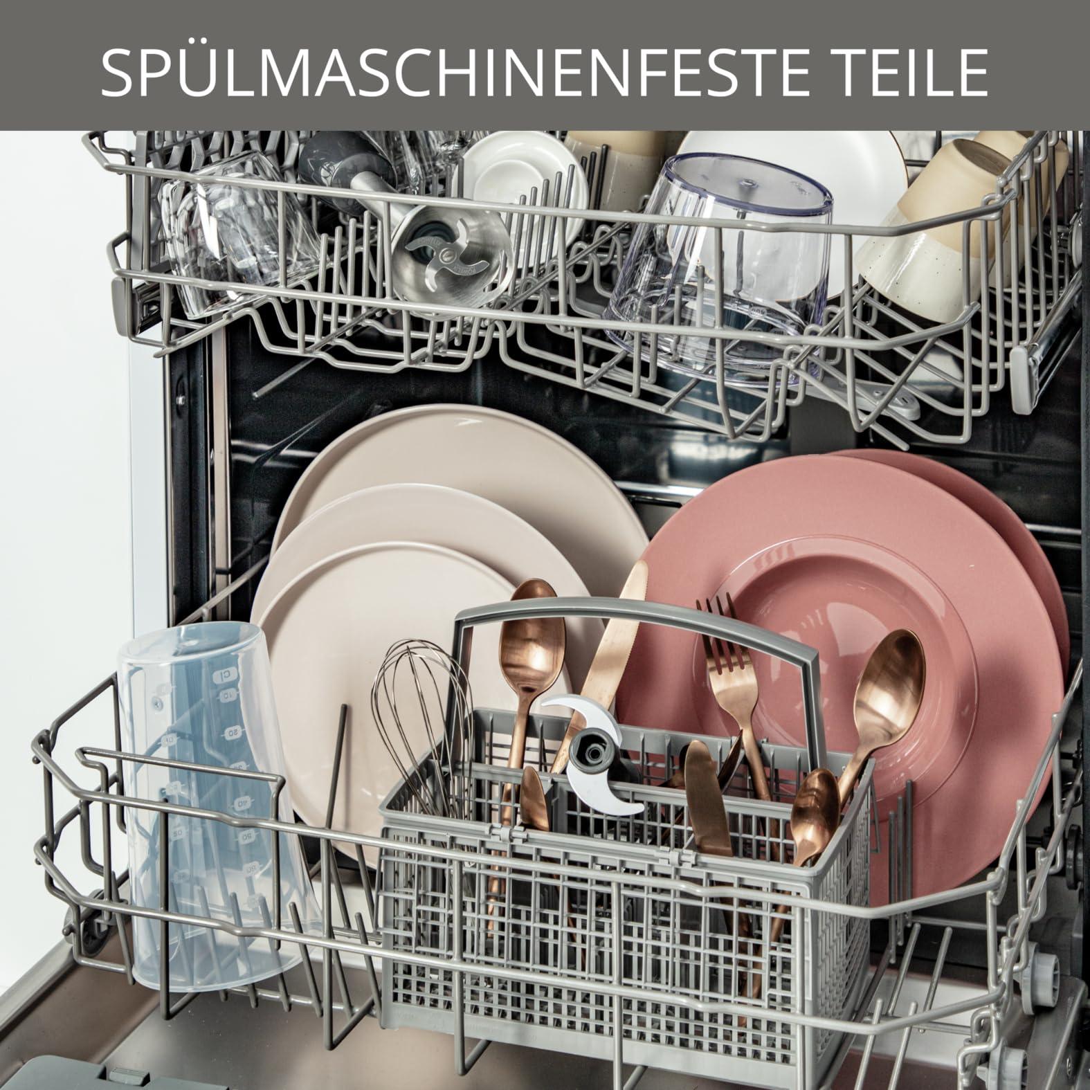 Krups Steffen Henssler Special Edition HZ656815 Saumikser, 1000W, Roostevaba teras, 800 ml, Must/Hõbedane – pilt 7