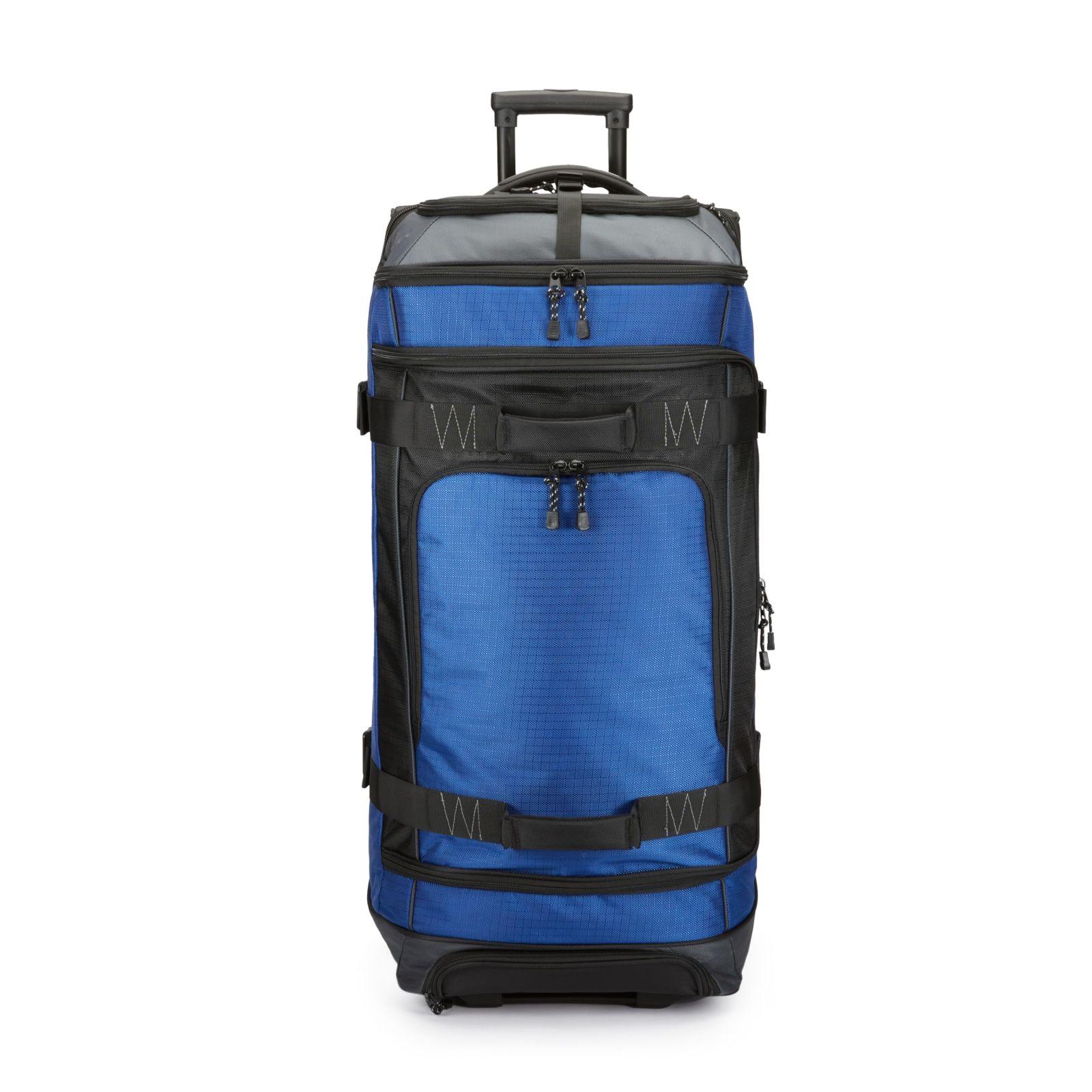 Amazon Basics rullikutega reisikott, 137L, kerge ja vastupidav ripstop-kangast trolley, teleskoopkäepidemega, ideaalne reisimiseks, tööks ja vabaajaks, sinine