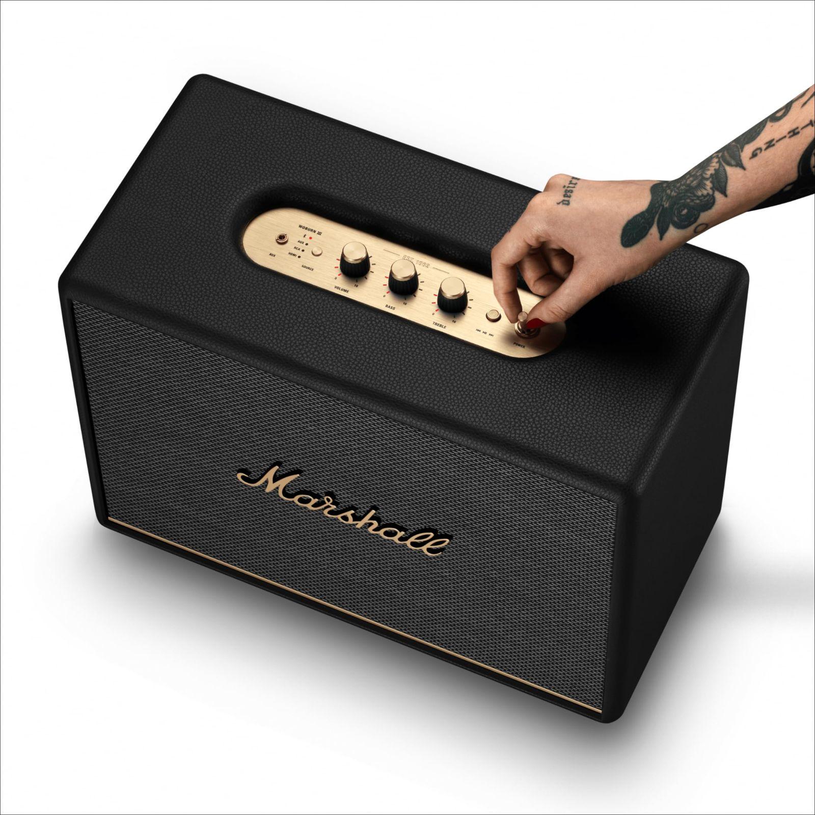 Marshall Woburn III Bluetooth-kõlar, Juhtmevaba – Must – kasutusnäide