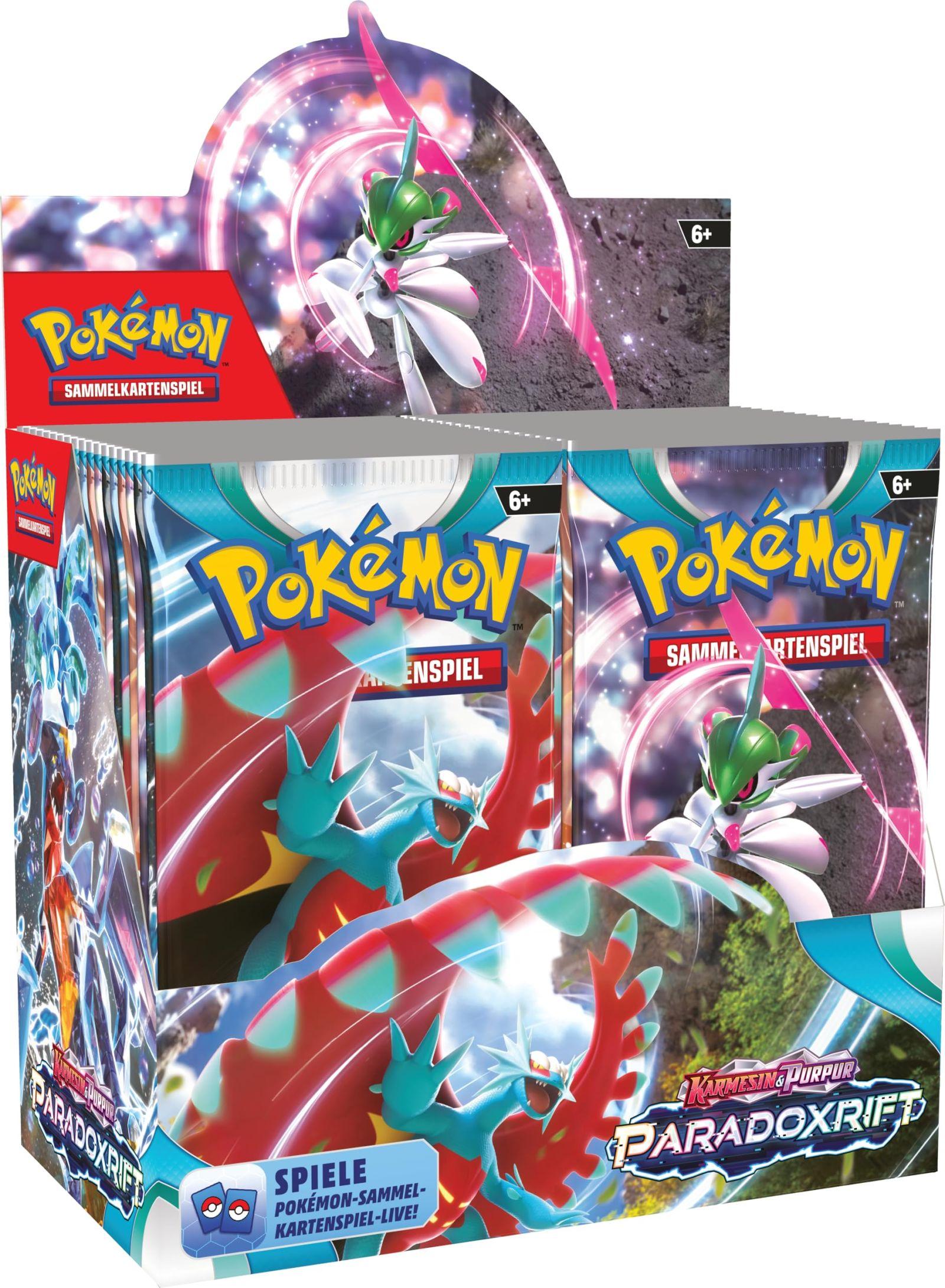 Pokémon Kogumiskaardimäng: Boosterpakendi Kuvaboks Skarlett & Violet – Paradoksi Rift (36 Boosterpakki)