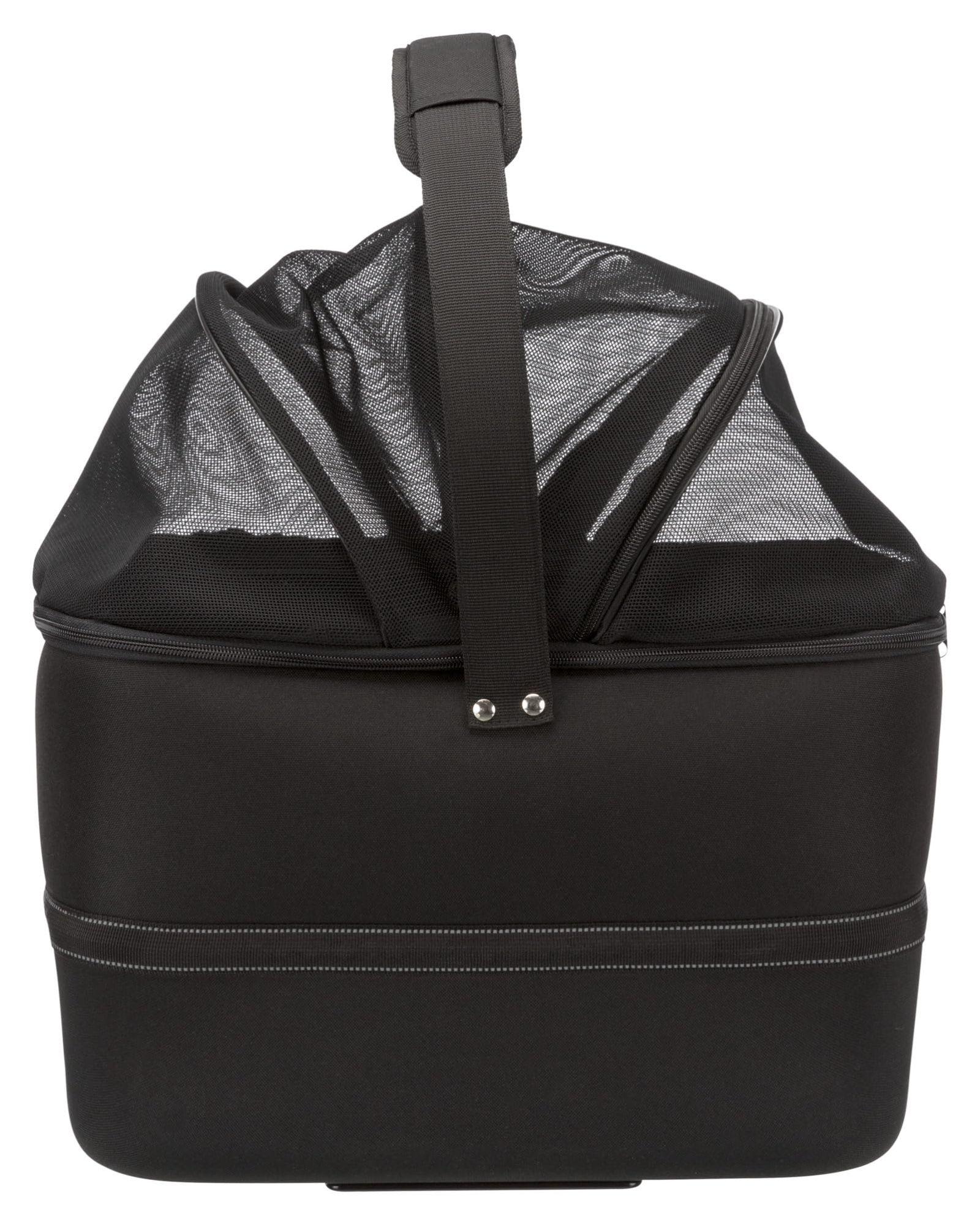 TRIXIE 13108 Hundi jalgrattakorv lenksule, kuni 6 kg, 41 × 47 × 29 cm, vihmakatte ja võrkkattega – pilt 6