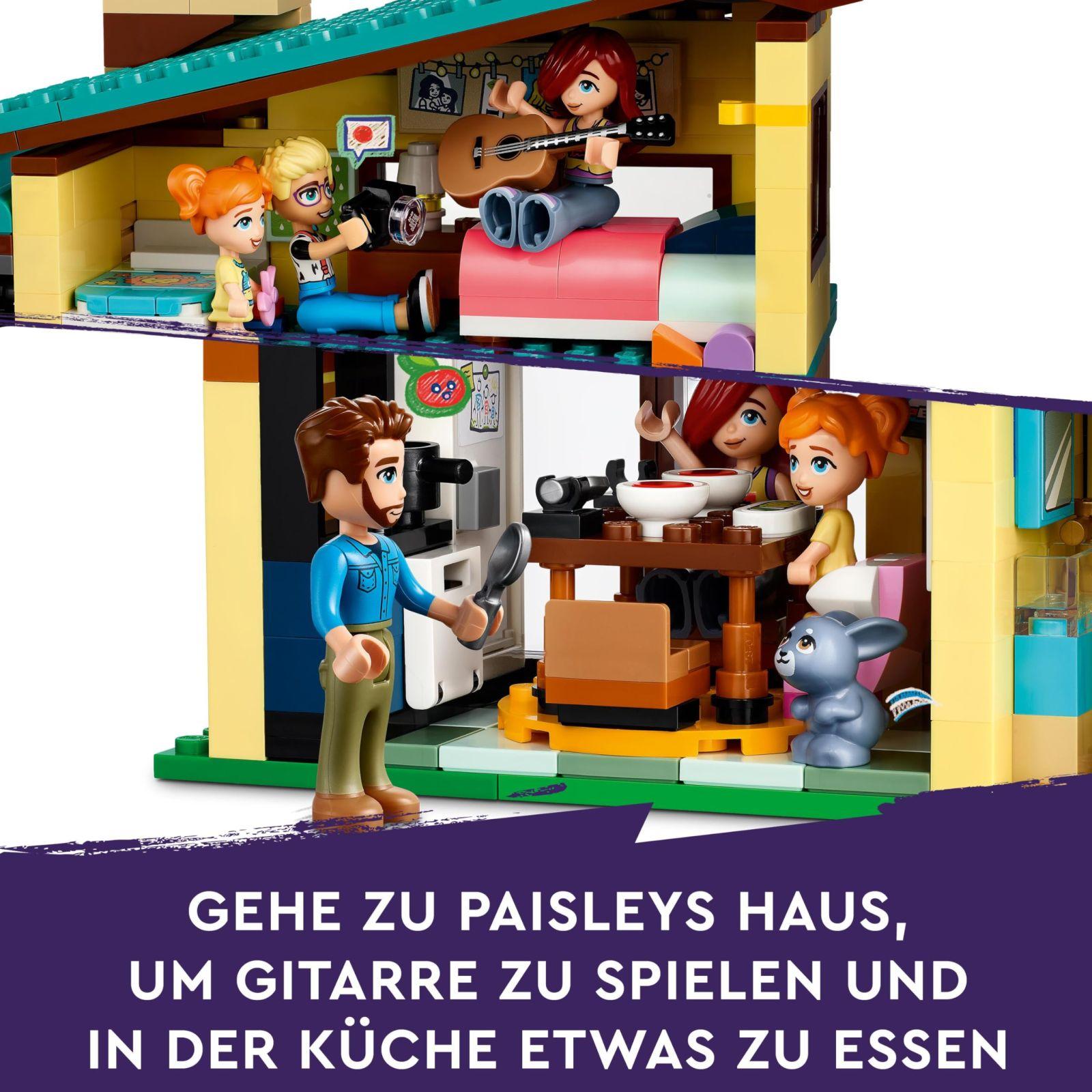LEGO Friends Olly ja Paisley Pere Maja – Nukumaja koos figuuride ja tarvikutega, kahekorruseline mängumaja ja puumaja, loominguline kink lastele alates 7. eluaastast (42620) – pilt 7