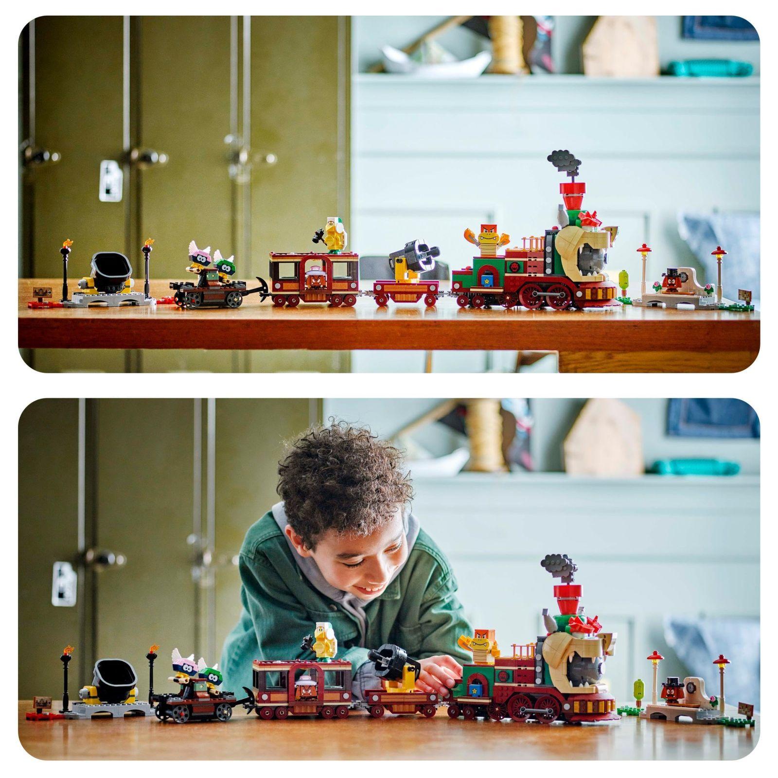 LEGO Super Mario Bowseri Kiirrong – Seiklusmängukomplekt lastele, Hammer-Brüder, 2 Gumbat ja 2 Parapunkte, Nintendo kingitus poistele, tüdrukutele ja mängusõpradele 71437 – pilt 7