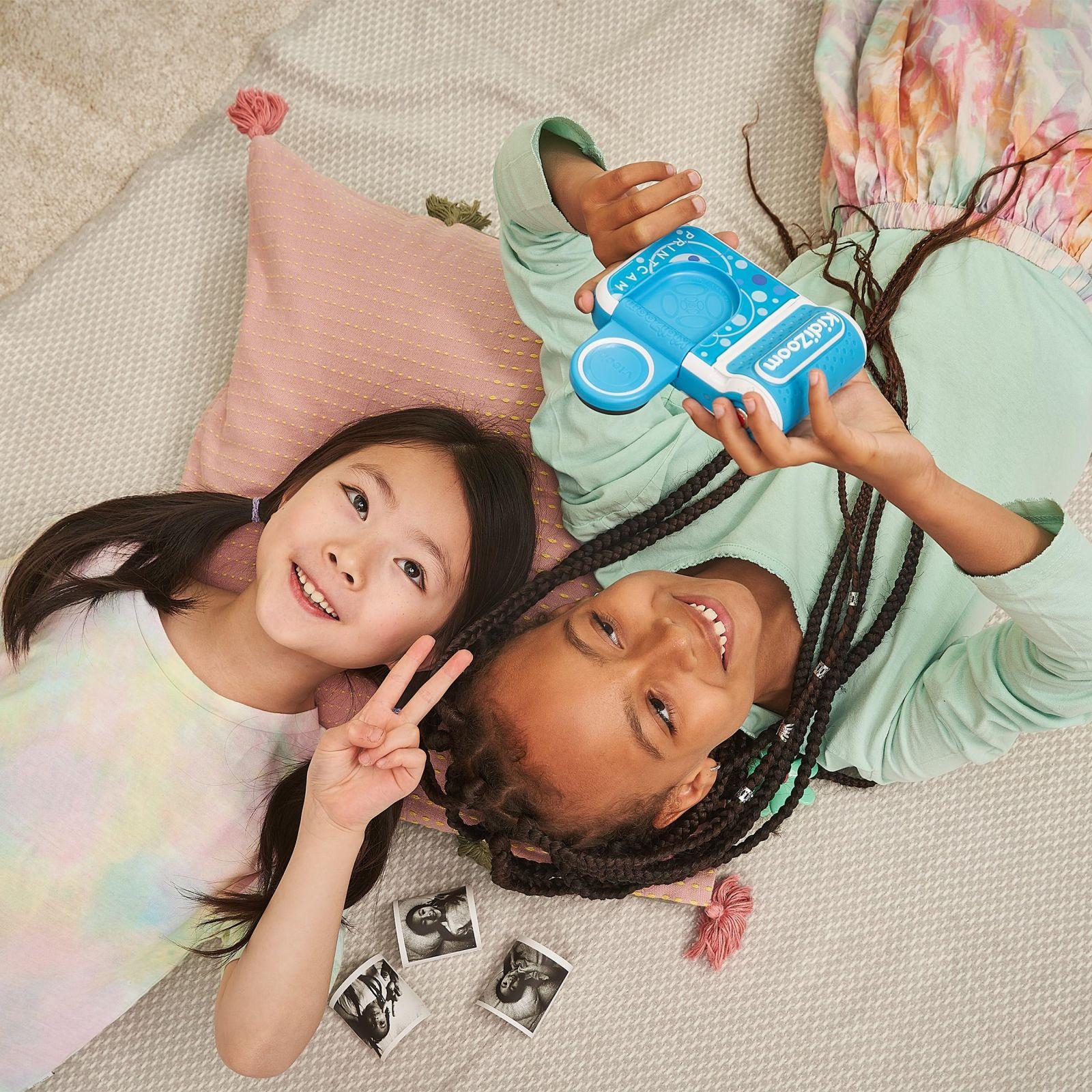 VTech KidiZoom Print Cam sinine – koheselt printiv lastekaamera, selfie- ja videofunktsioon, efektid, mängud, ideaalne lastele vanuses 4-12 aastat – pilt 7