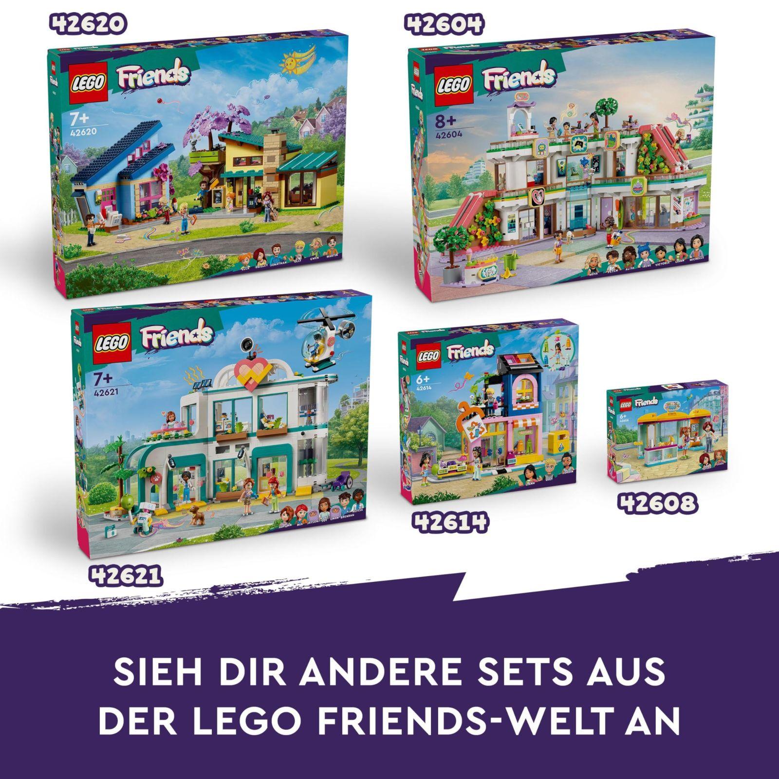 LEGO Friends Olly ja Paisley Pere Maja – Nukumaja koos figuuride ja tarvikutega, kahekorruseline mängumaja ja puumaja, loominguline kink lastele alates 7. eluaastast (42620) – pilt 9