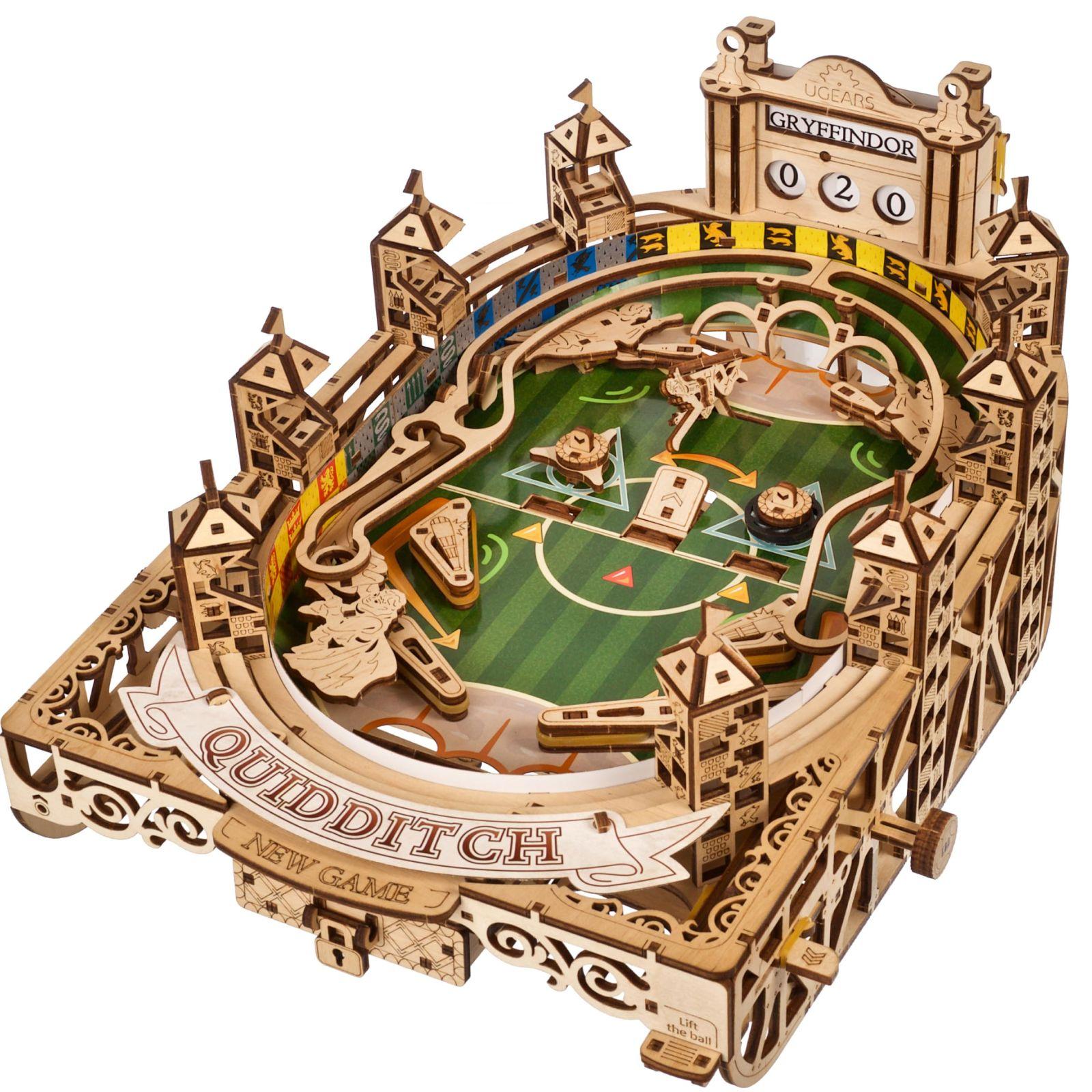 UGEARS Harry Potteri Kviditši Flipper - Mudelikomplekt täiskasvanutele - 3D puidust pusle maagilises stiilis