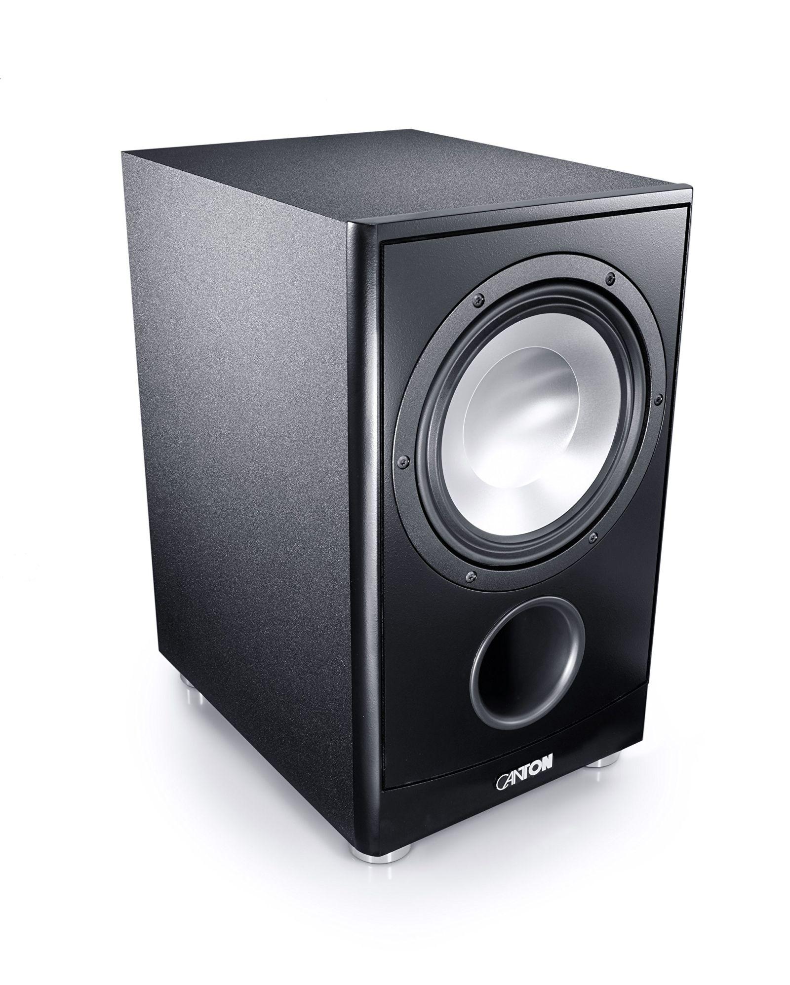 Canton AS 85.3 SC Võimas Aktiivsubwoofer (200/280W) must – detailne vaade