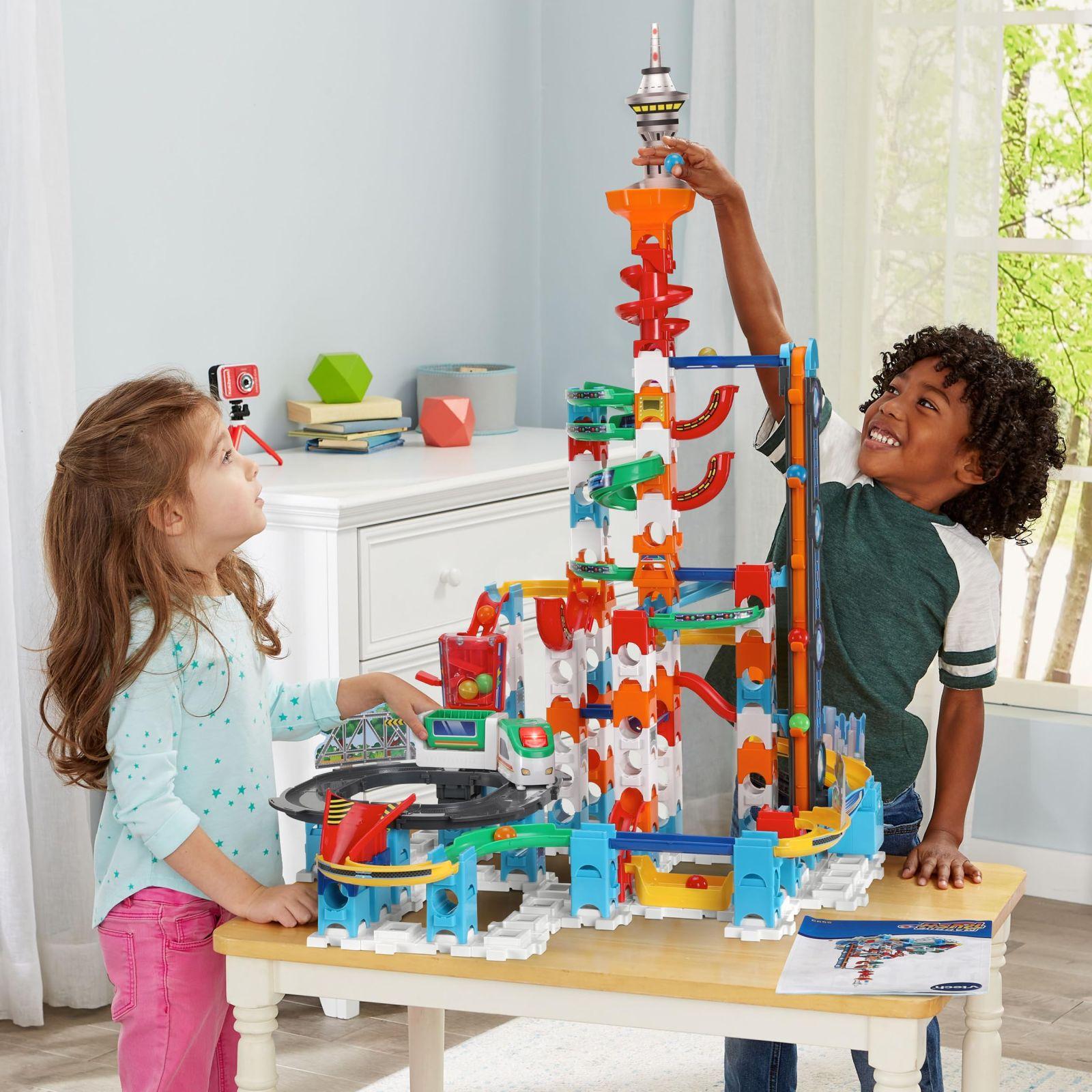 VTech Marble Rush – Super Sky Tower Set XL300 E – Interaktiivne kuulirada – Lastele vanuses 4-12 aastat – lisavaade