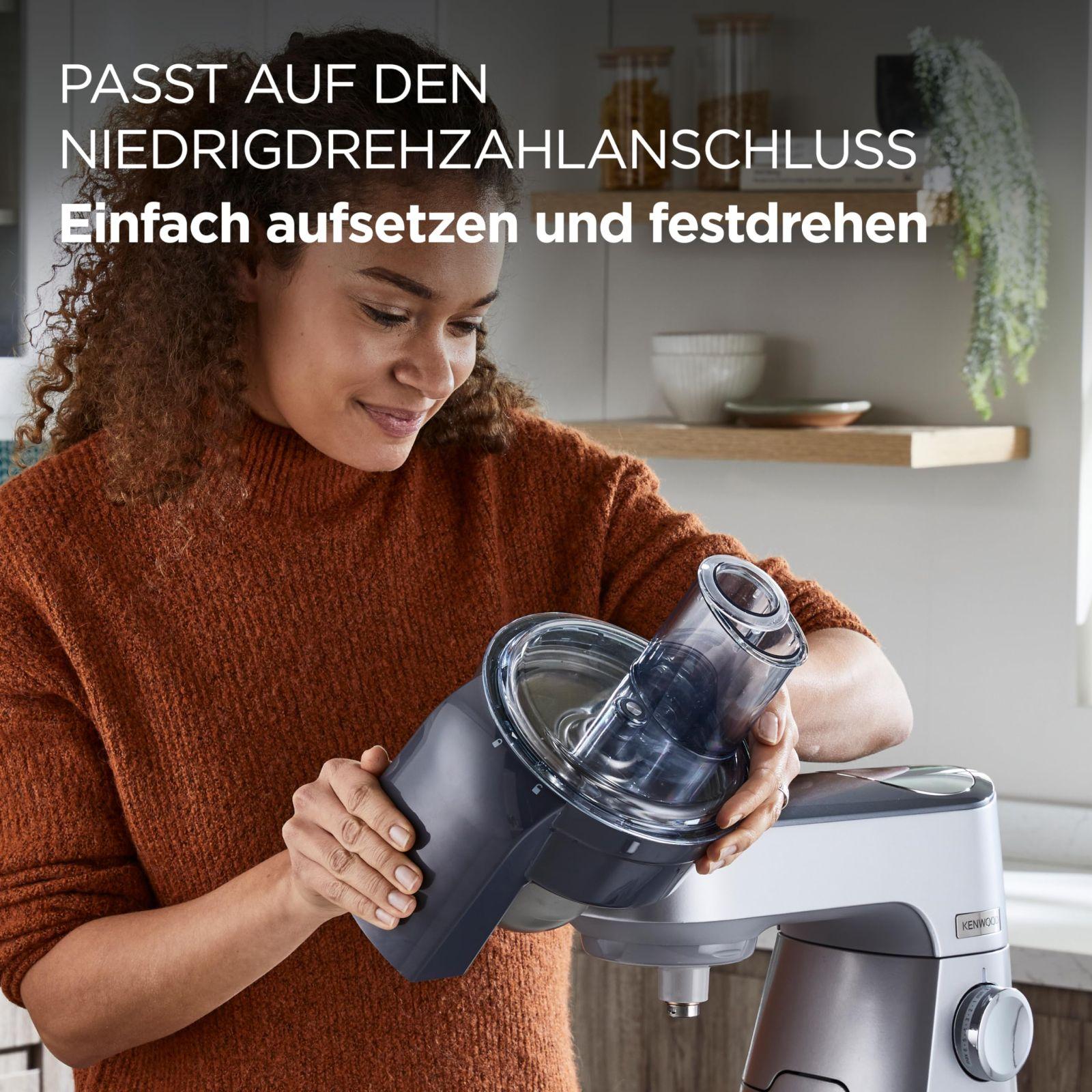 Kenwood KAX400PL kuubikutelõikur – lisavarustus Kenwood köögimasinatele, sobib kõikidele Chef mudelitele, hall – detailne vaade