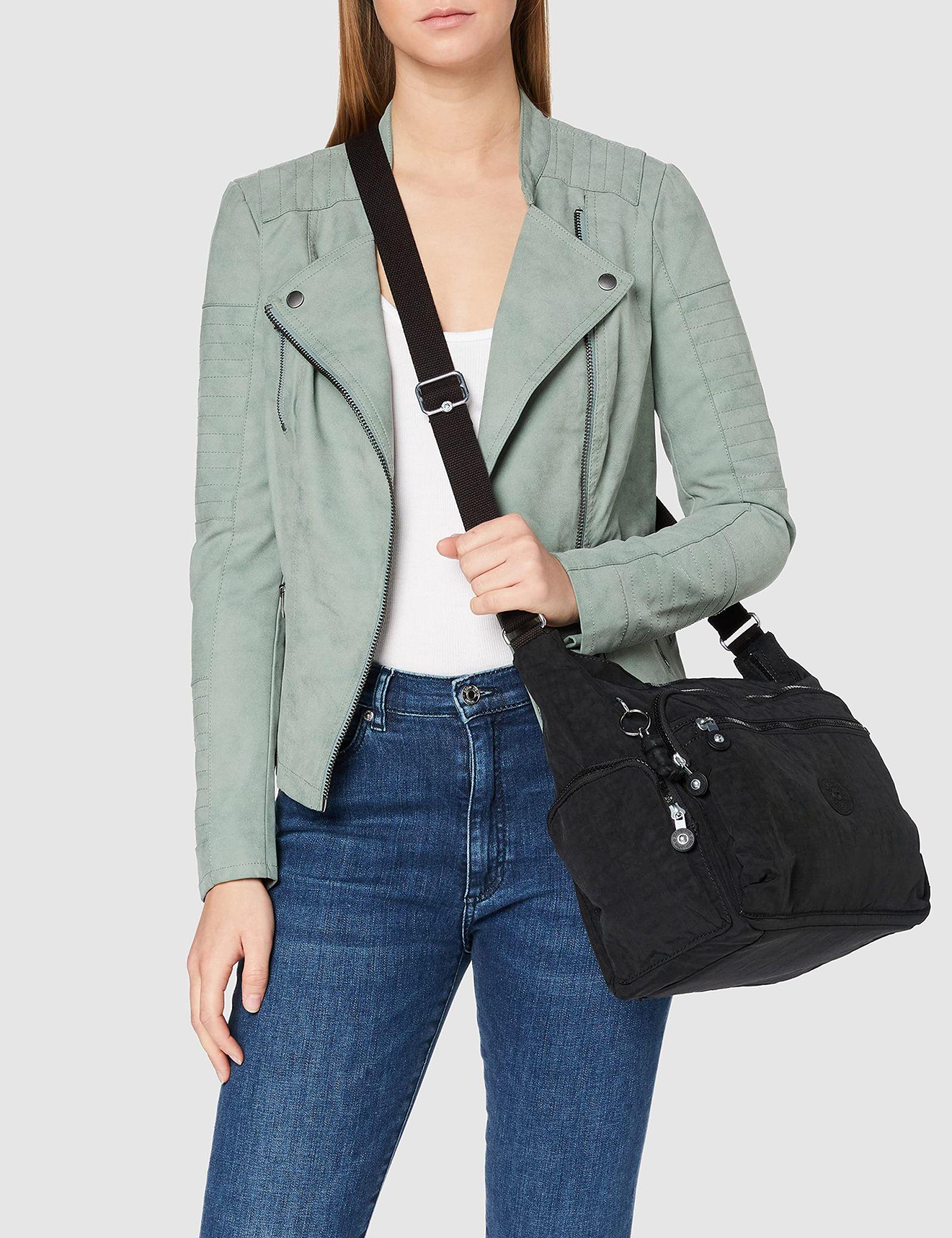 Kipling GABBIE keskmise suurusega õlakott, Black Noir (must) – detailne vaade