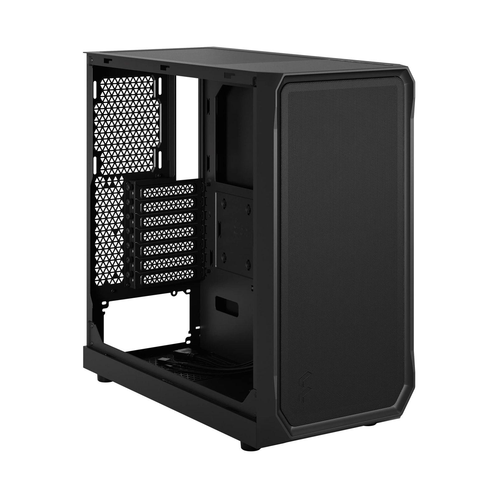 Fractal Design Focus 2 Must Solid – Võrgustatud Esipaneel – Kaks 140 mm Aspect Ventilaatorit – ATX Mängurikorpus – pilt 8