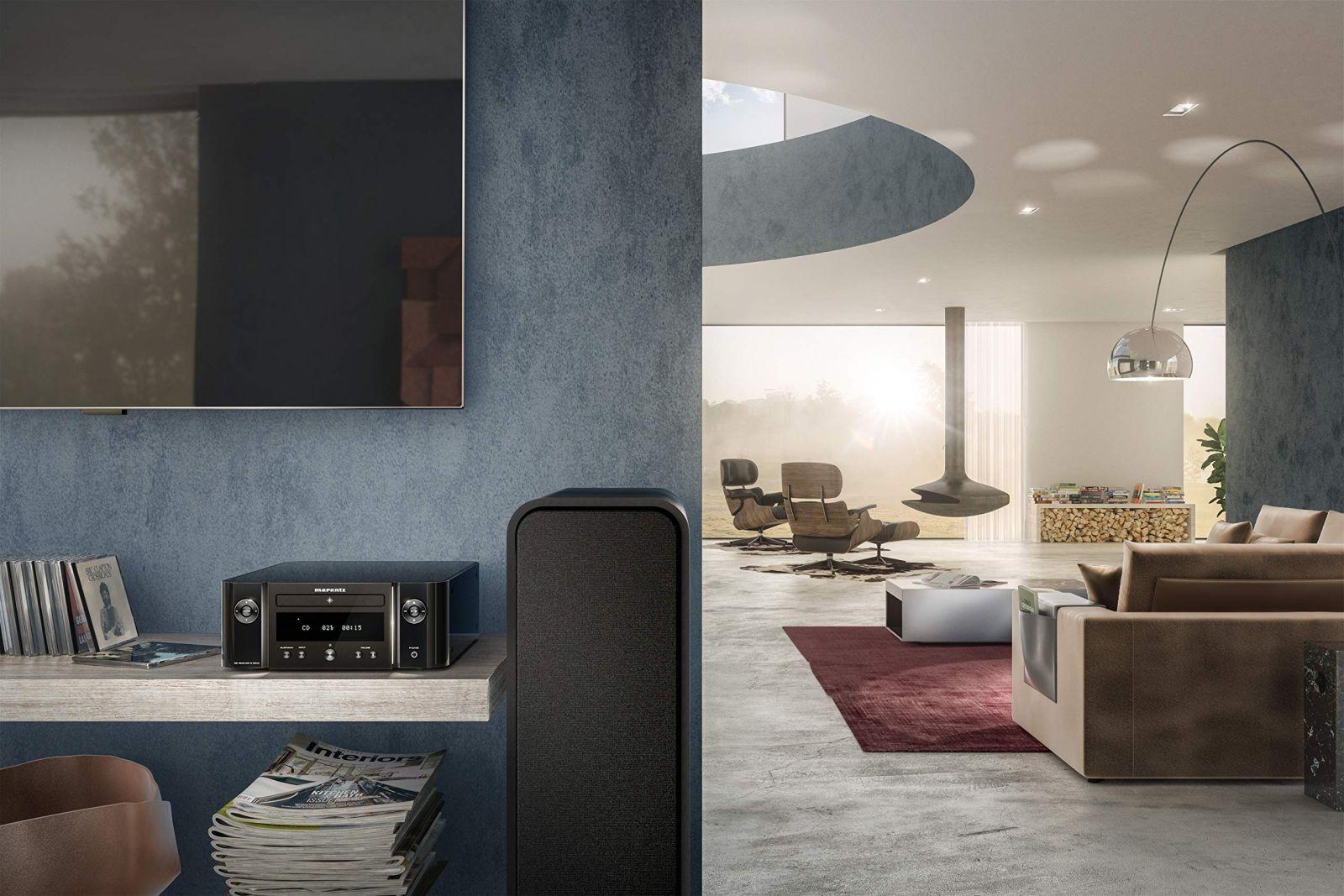 Marantz Melody X (M-CR612) HiFi süsteem, CD-mängija, DAB+ raadio, muusika voogedastus, HEOS Multiroom, Bluetooth & AirPlay 2, Alexa ühilduvus, 2 optilist TV-sisendit – pilt 6