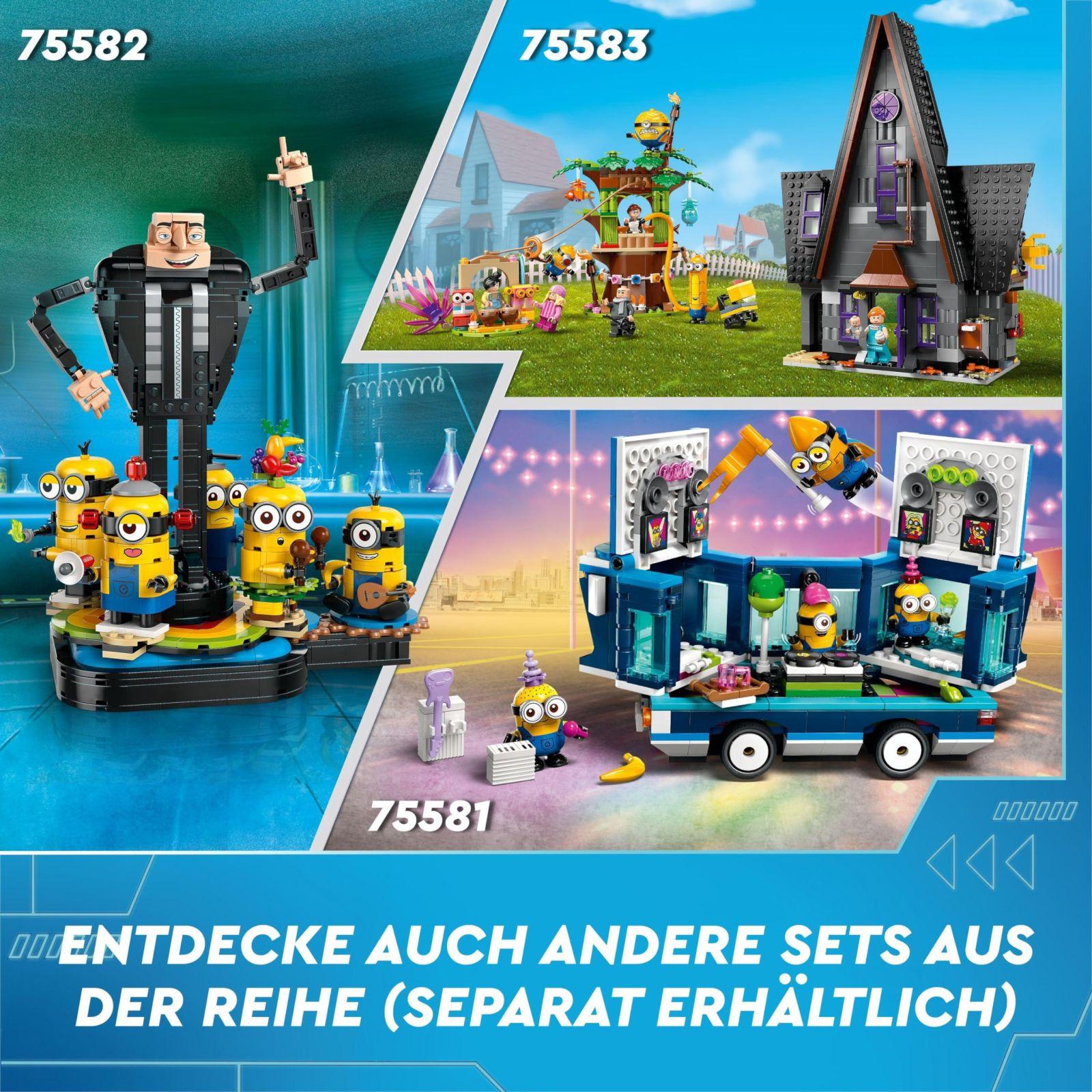 LEGO Minu lemmik vähk 4: Gru ja Minionite perevilla – Mängukomplekt filmist, mängumaja lastele alates 8. eluaastast – pilt 7