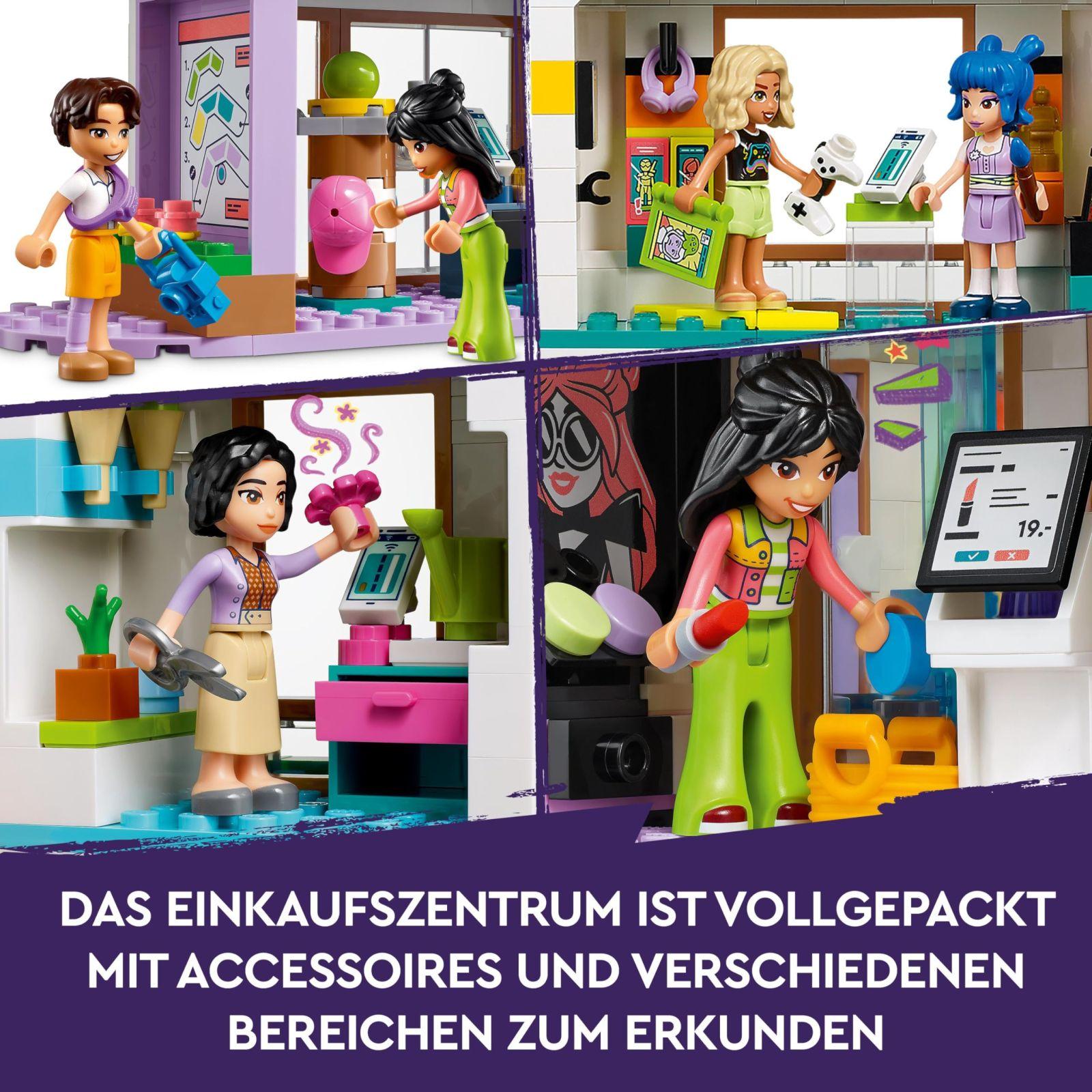 LEGO Friends Heartlake City Kaubamaja, nukuhoone mänguasi tüdrukutele ja poistele, komplekt figuuridega, toetab sotsiaal-emotsionaalset arengut, kingitus lastele alates 8. eluaastast 42604 – lisavaade