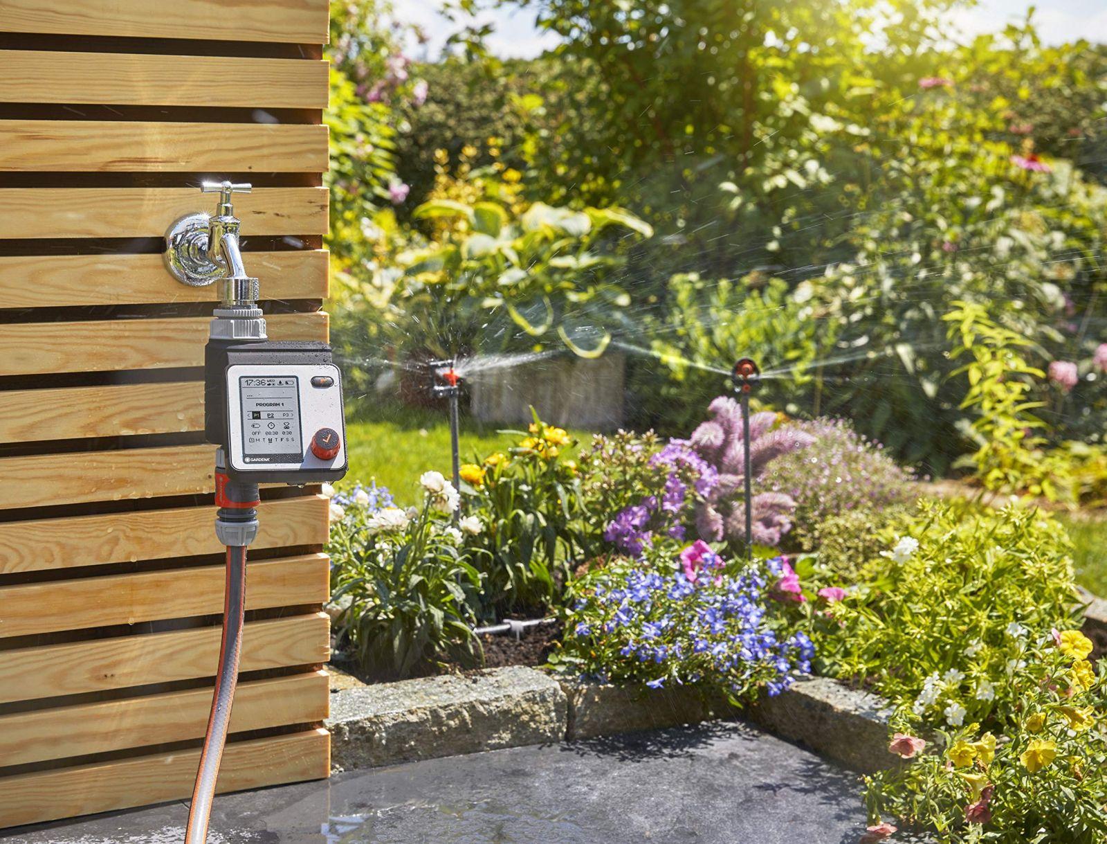 Gardena Master Kastmiskontroller: Automaatne ja ajasäästlik kastmine, 6 ajakava, LCD-ekraan, Water Now funktsioon, Safe-Stop (1892-20) – lisavaade