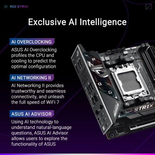 ASUS ROG Strix B850-I Gaming WiFi emaplaat
