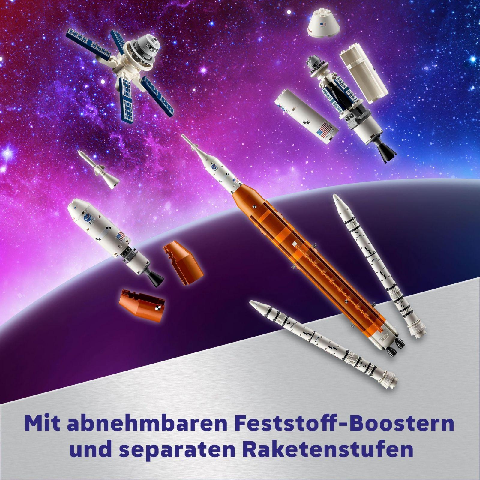 LEGO Icons NASA Artemis stardiplatvorm – Kingitus, dekoratsioon elutuppa või kontorisse, ehituskomplekt täiskasvanutele, Orion kosmosekapsli ja stardilavaga, kollektsioneerimismudel 10341 – lisavaade