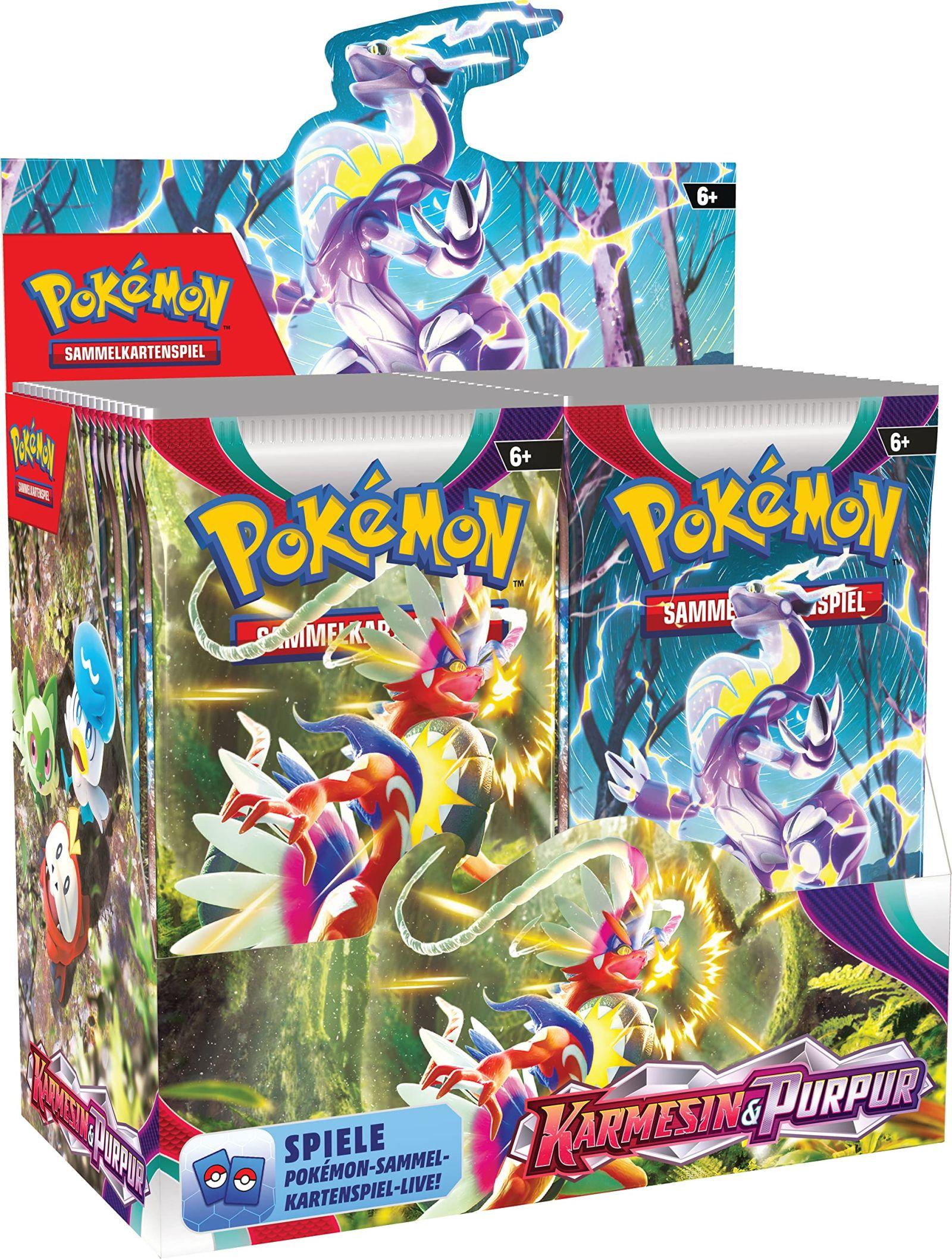 Pokémon kaardimäng: Karmesin & Purpur displaybox (36 boosterpakki)