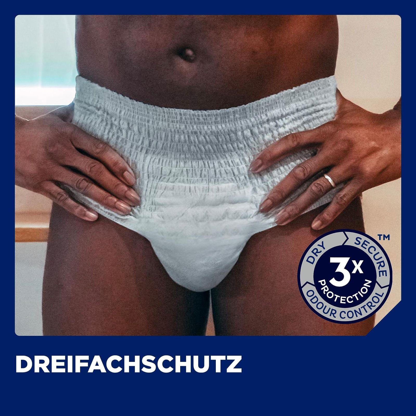 TENA MEN Active Fit Pants Plus – 48 tk kuupakendis (4 x12) – meeste ühekordsed aluspüksid – keskmise kuni tugeva uriinipidamatuse korral – suurus M – pilt 8