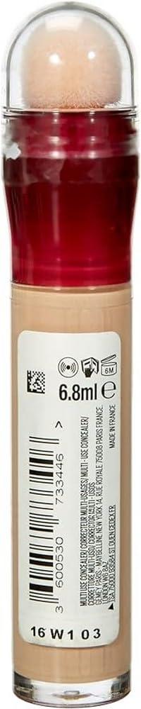 MAYBELLINE peitevärv näole ja silmadele – niisutav, kattev B18320 – pakend ja tarvikud