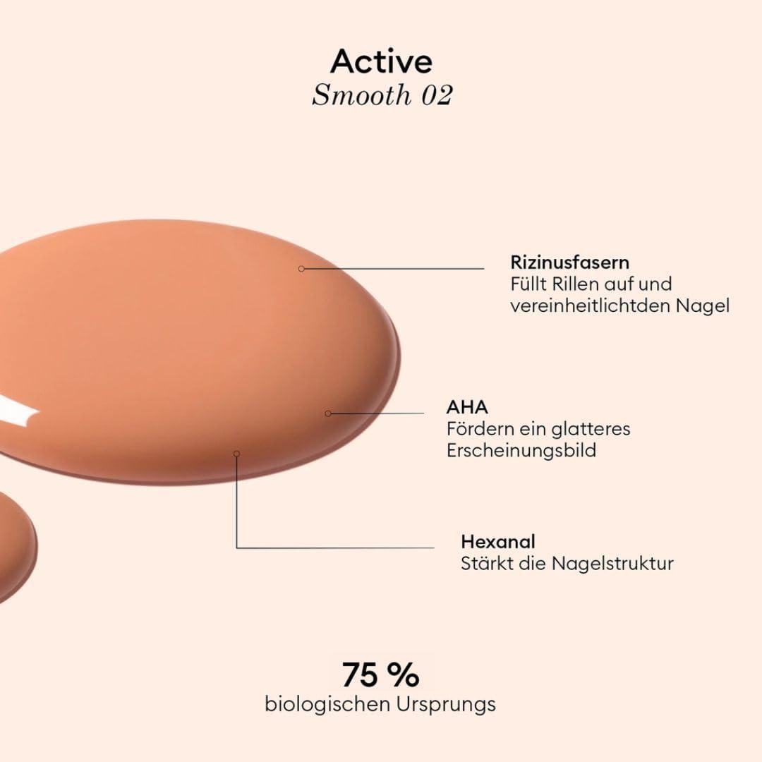Manucurist hooldav ja siluv küünelakk – satin-beige toon – lisavaade