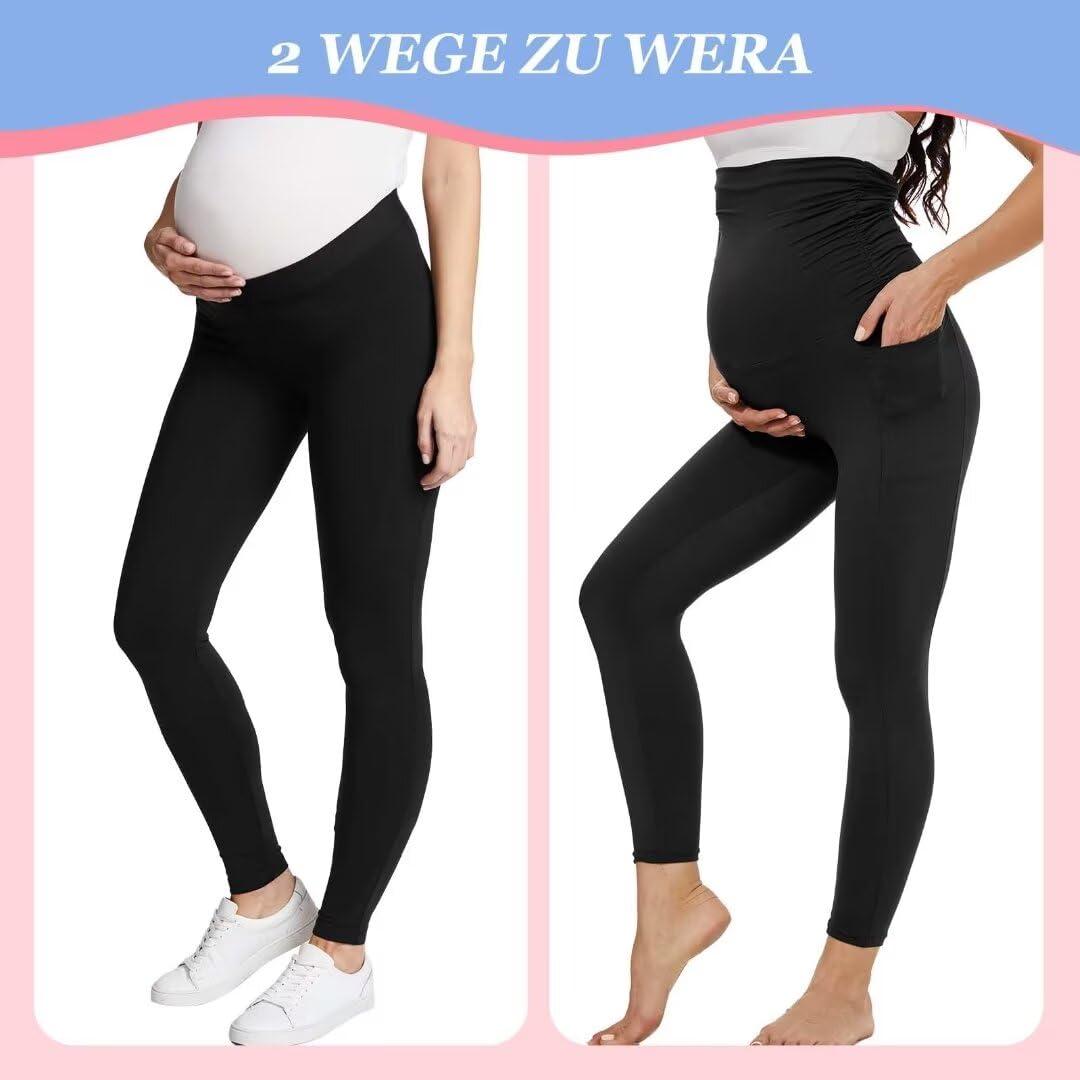 TNNZEET Umstandsleggings – rasedusleggings taskutega – detailne vaade