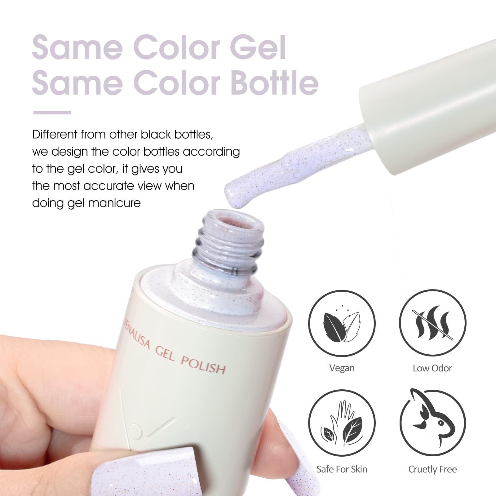 V VENALISA UV-geelküünelakk — natur heleroosa ilukomplekt 10ml – lisavaade