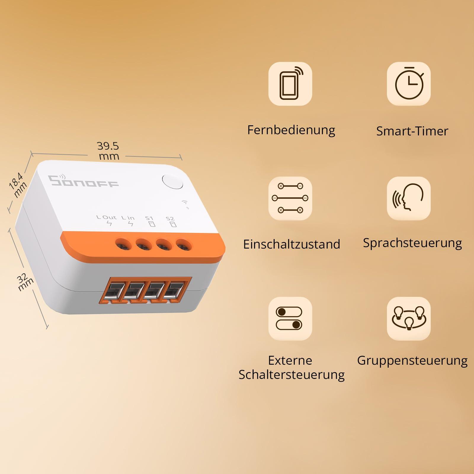 SONOFF Zigbee nutikas lüliti — ruumisäästlik paigaldus ja – kasutusnäide