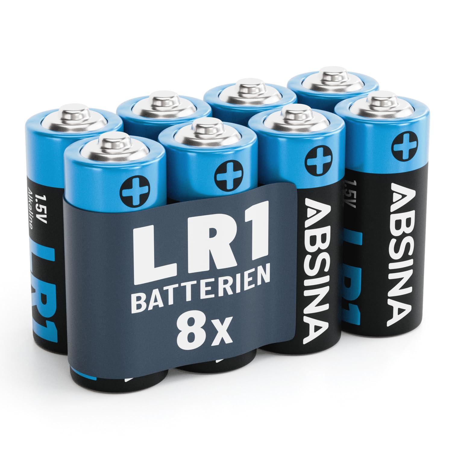 ABSINA alalisvoolu LR1 (N) patarei 1,5V — vastupidav ja lekkevaba