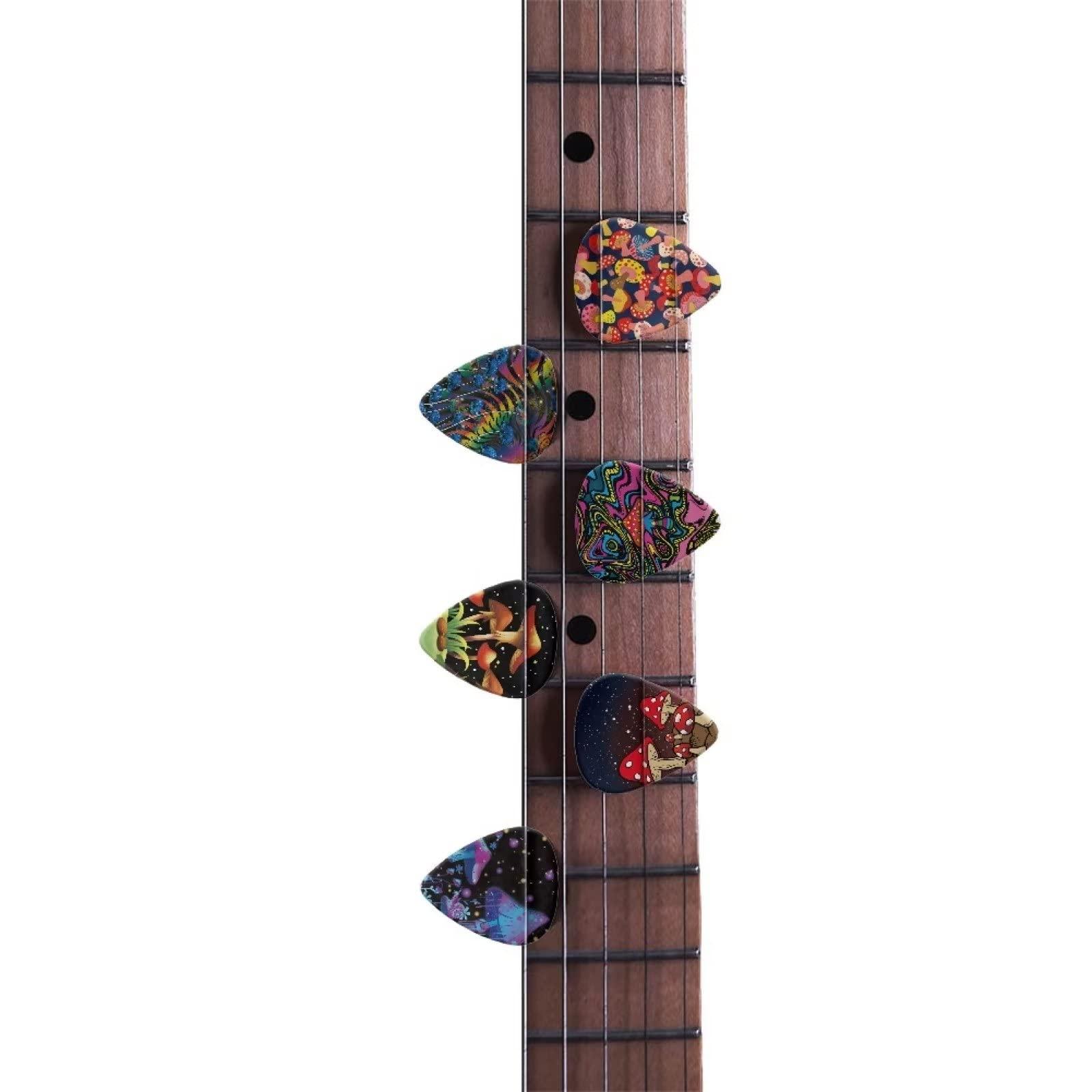 Jeiento guitar picks-49 bassid ja komplektid – detailne lähivaade