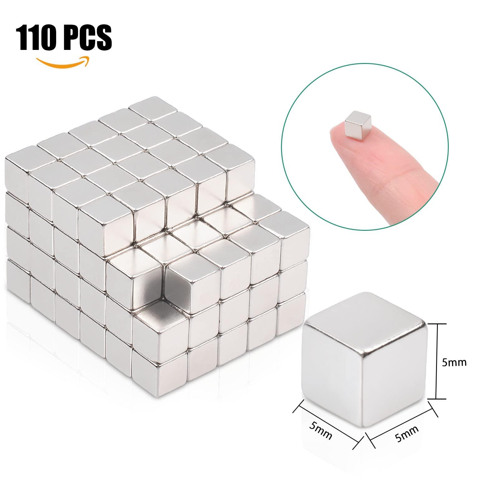 MIN CI tugev neodüümripats 5x5x5mm — mitmeotstarbeline komplekt – detailne vaade