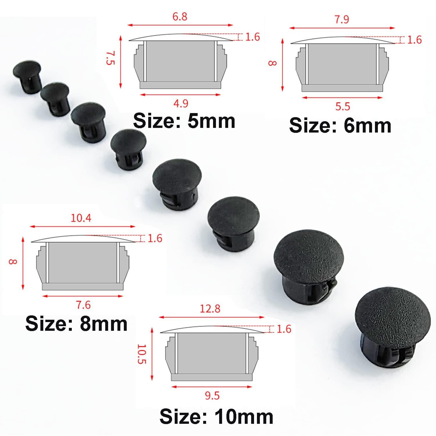 Qrity vastupidavad 6 mm plastikust korgid mööblile, 20 tk – lisavaade