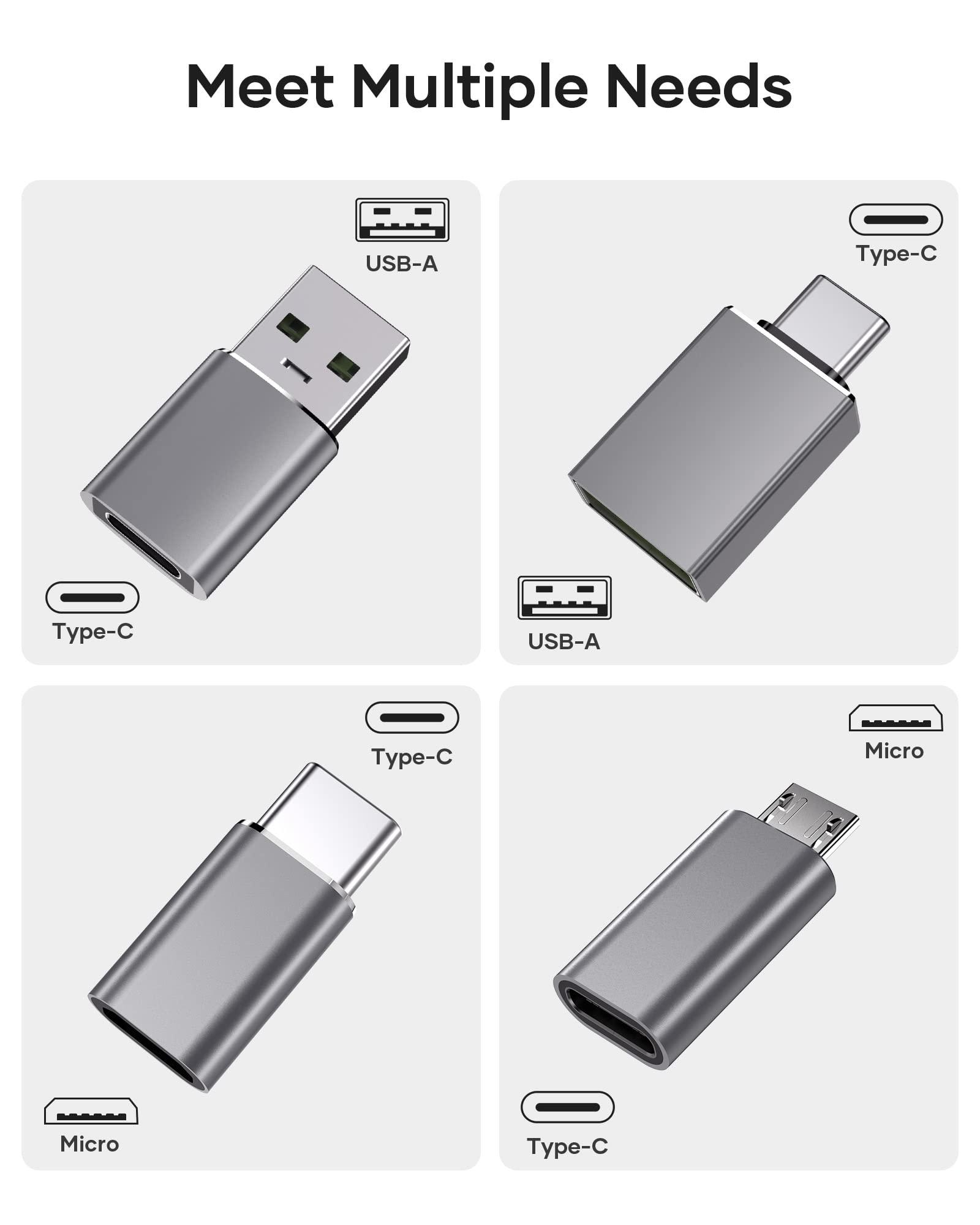 BRV Explorer alumiiniumist USB-C adapterite komplekt – detailne vaade