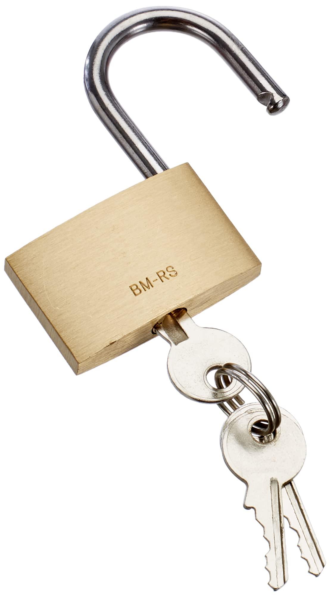 Brüder Mannesmann messinglukuga ripats — turvaline 40 mm – kasutusnäide