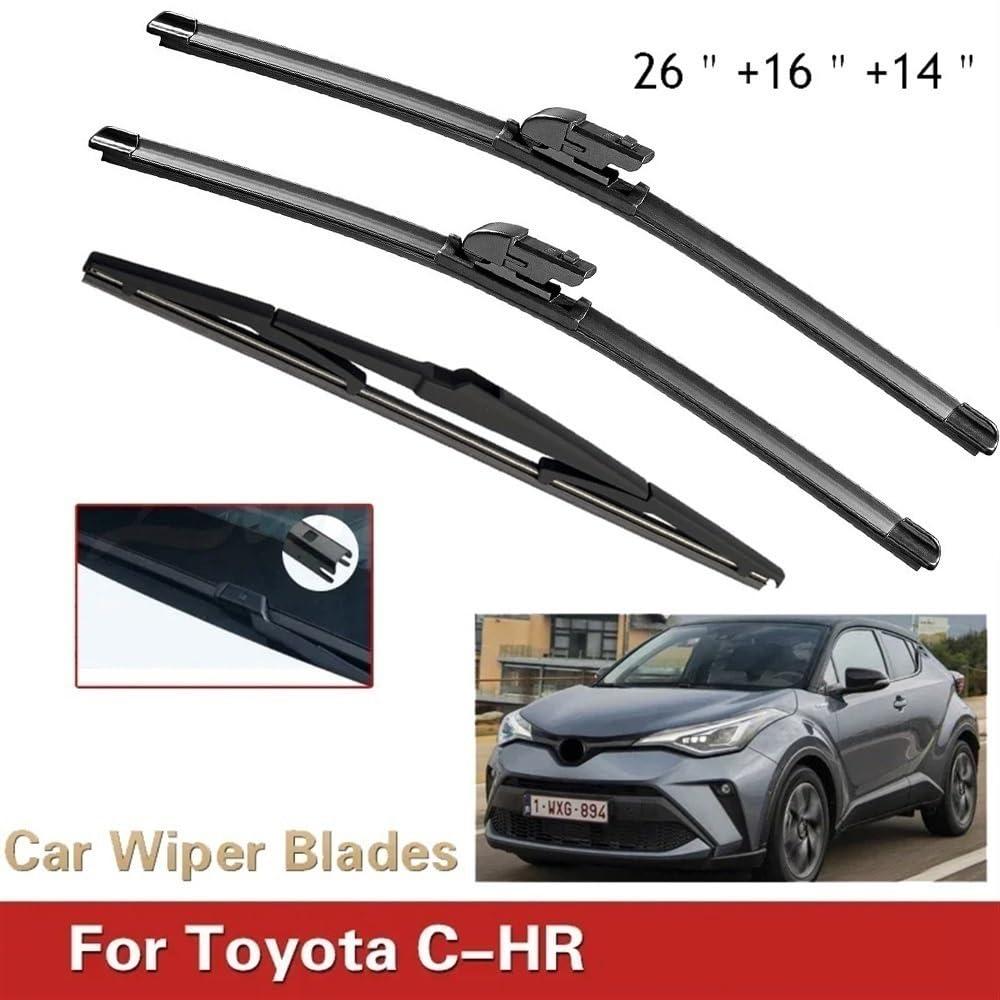 Autopixl kvaliteetsed klaasipuhastid Toyota C‑HRile (komplekt) – detailne vaade