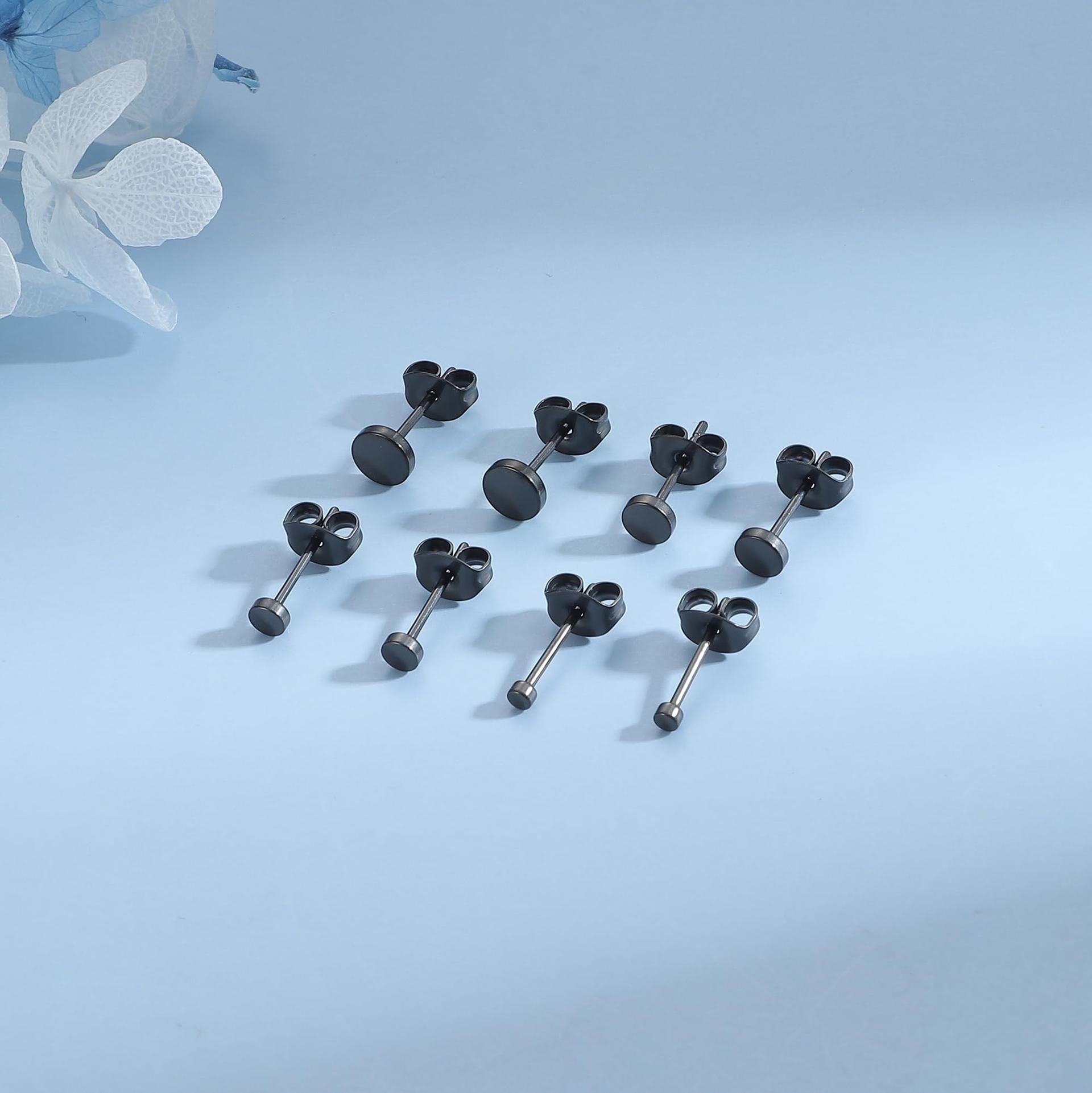 YADOCA titaanist minimalistlik kõrvarõngakomplekt – pilt 7