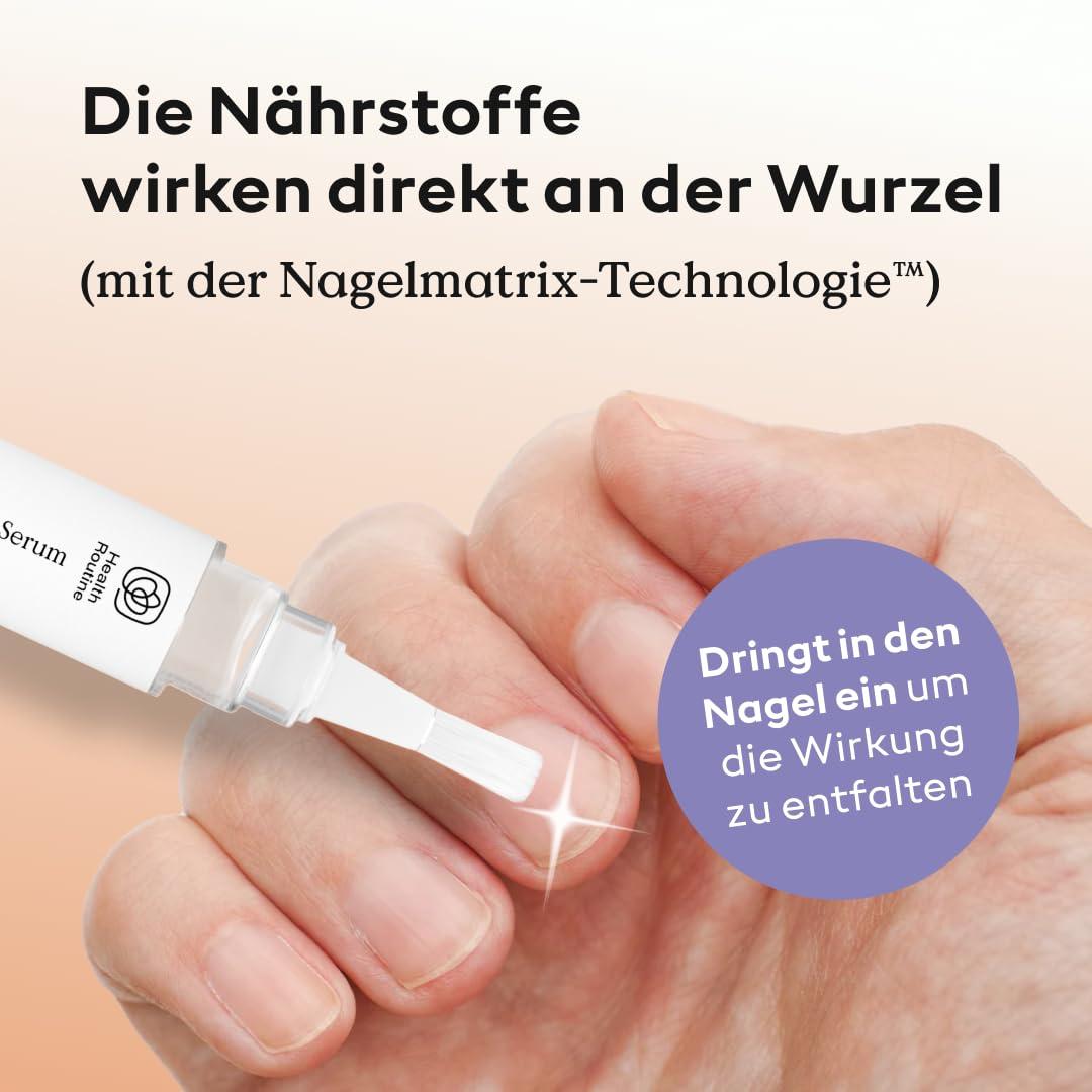 HealthRoutine toitaineterikas küüneserum tugevaks ja hoolitsetud – pakend ja tarvikud