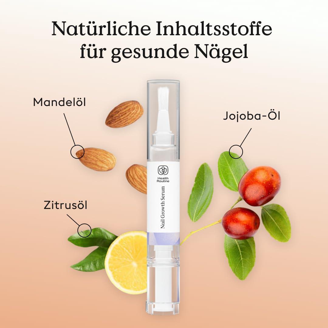 HealthRoutine toitaineterikas küüneserum tugevaks ja hoolitsetud – kasutusnäide
