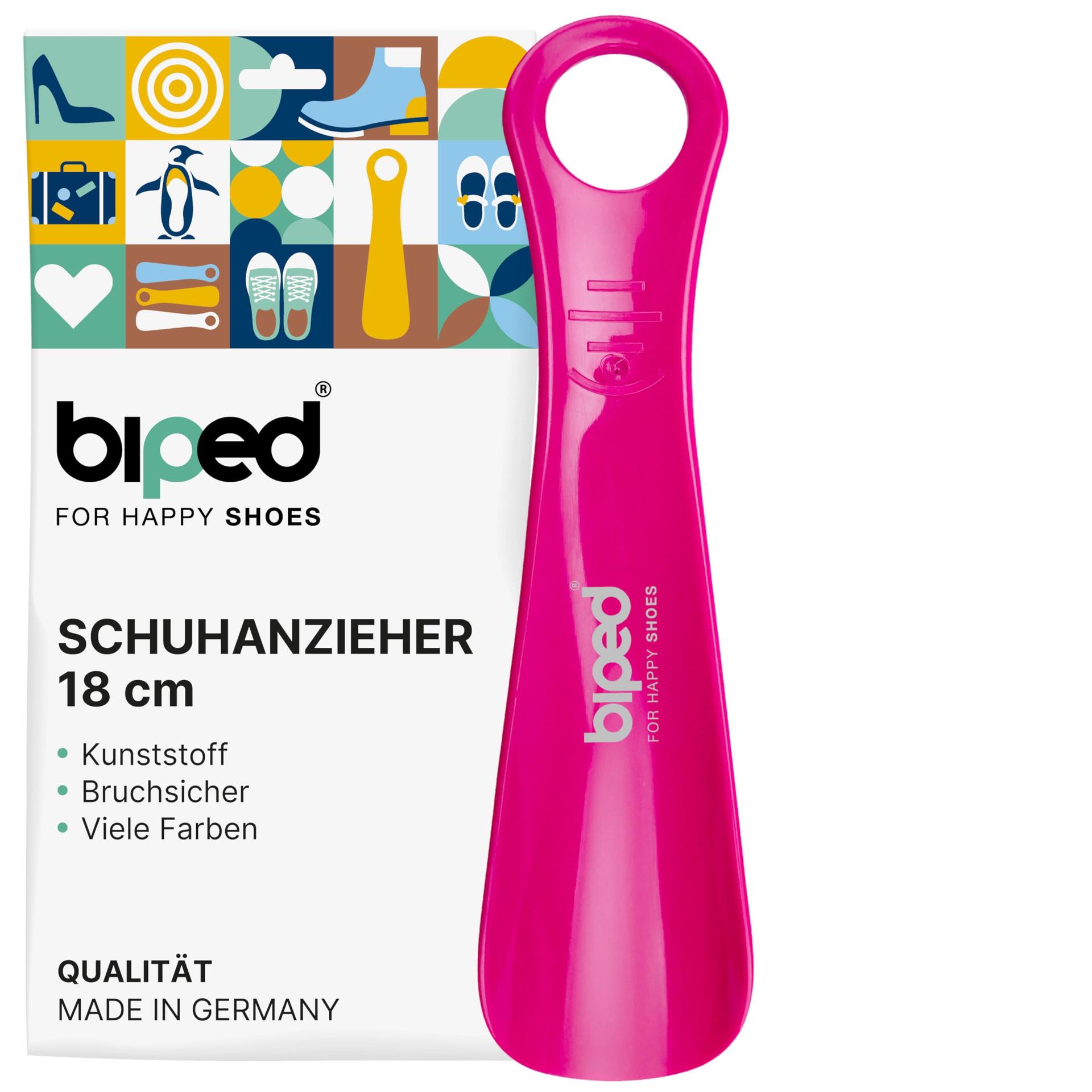 Die Schuhanzieher kompaktne reise-sukahõlbik 18 cm magenta