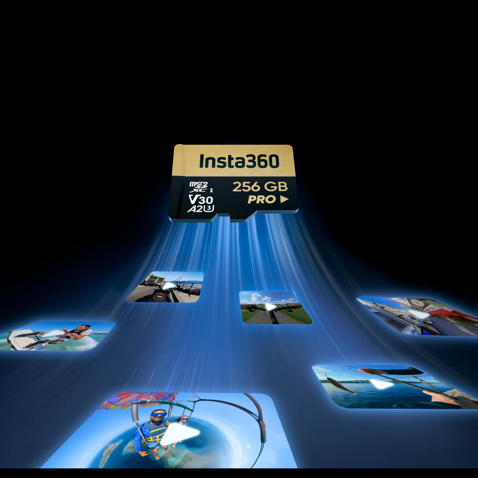 Insta360 256 GB microSDXC — kiire salvestus ja usaldus – kasutusnäide