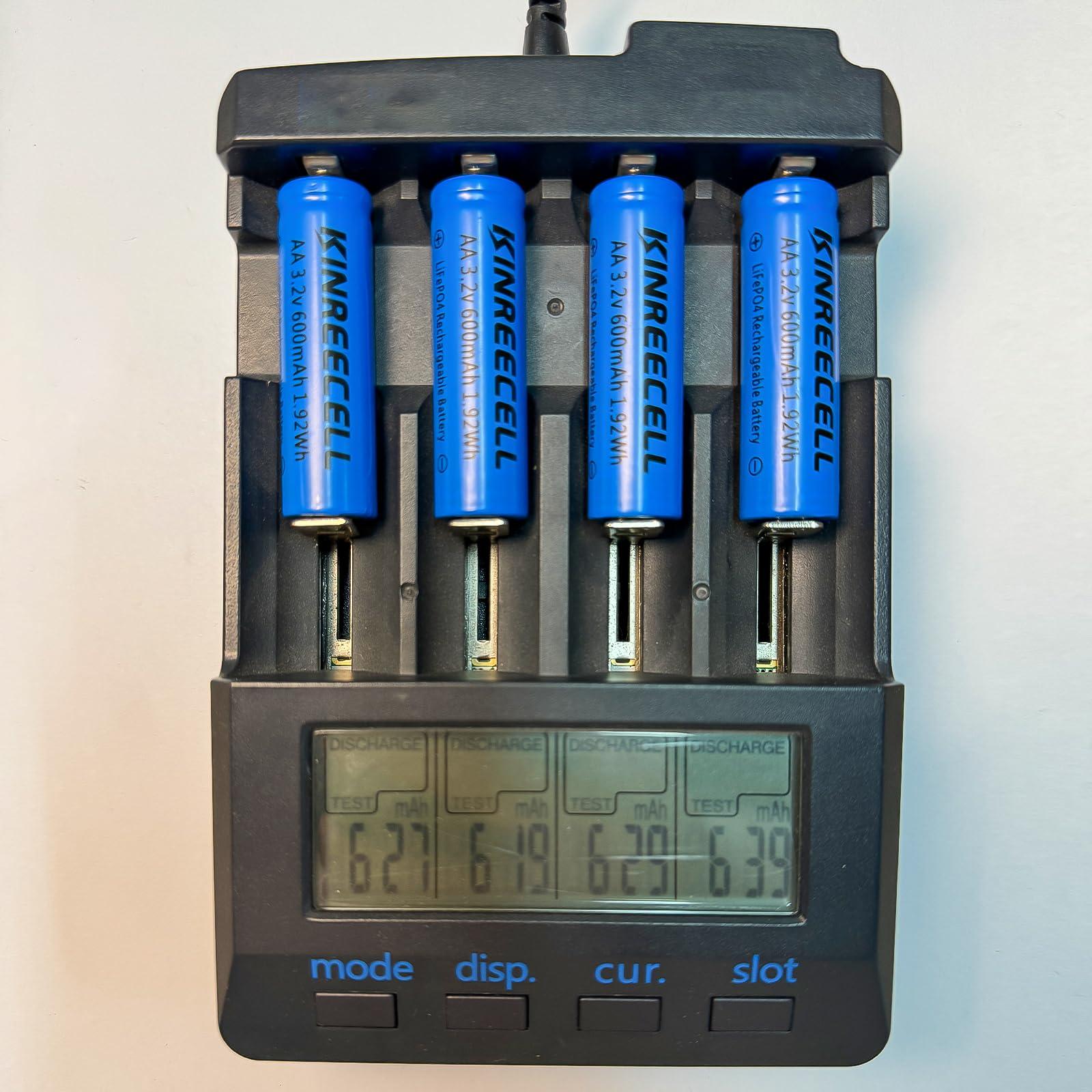 KINREECELL AA 3.2V 600mAh elektroonika ja foto – detailne lähivaade