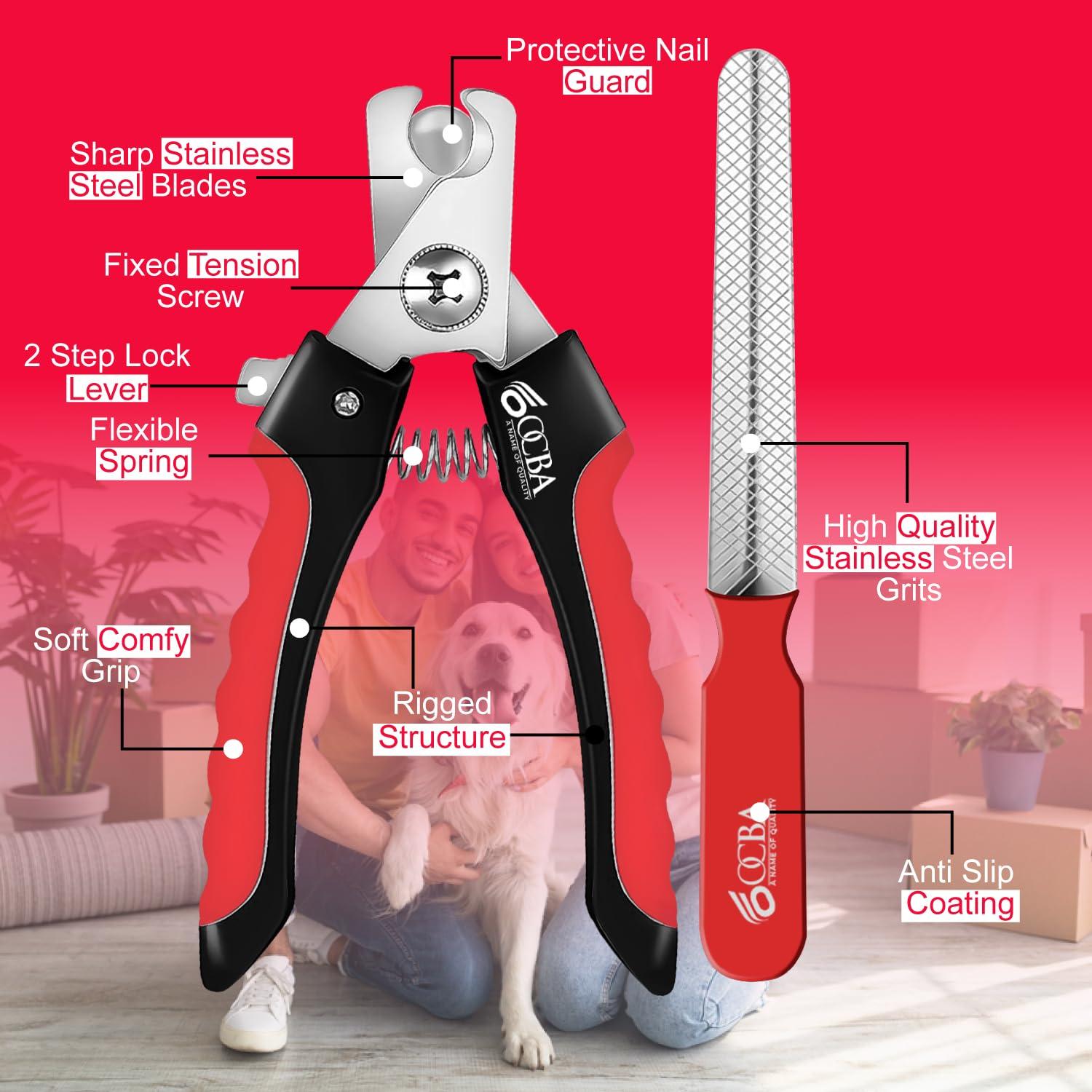 OCBA terasest küünekäärid lemmikloomadele – ergonoomiline hooldus – kasutusnäide