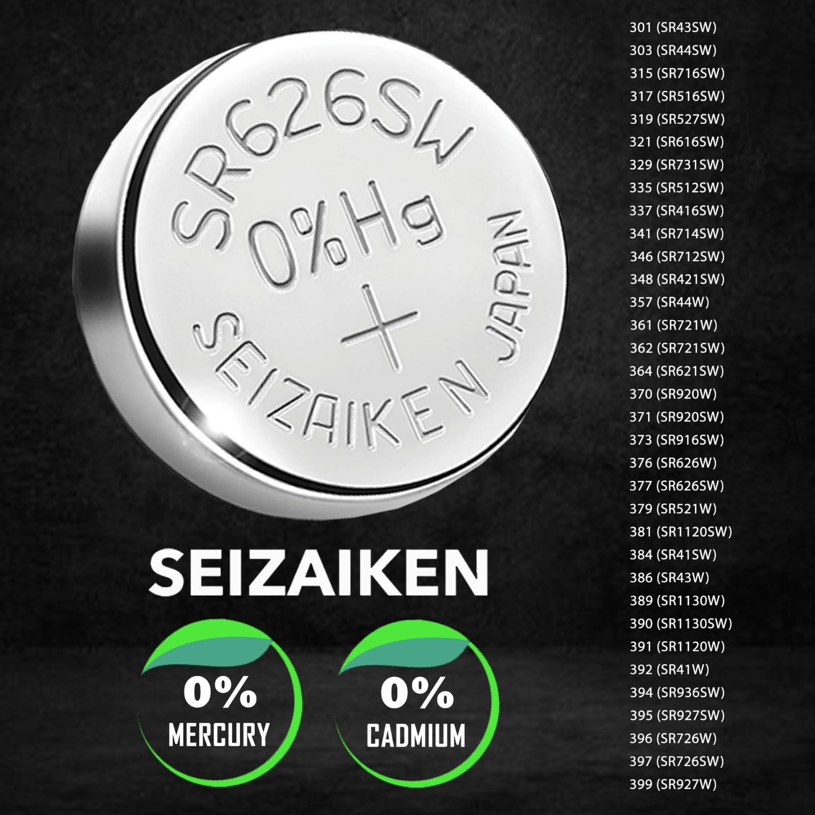 SEIZAIKEN kvaliteetne Silberoxid patarei kelladele ja seadmetele – kasutusnäide