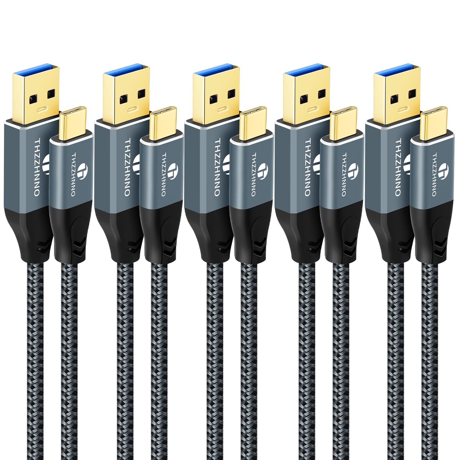 Thzzhnno vastupidav USB-A kuni USB-C kaabel — kiire andmeedastus